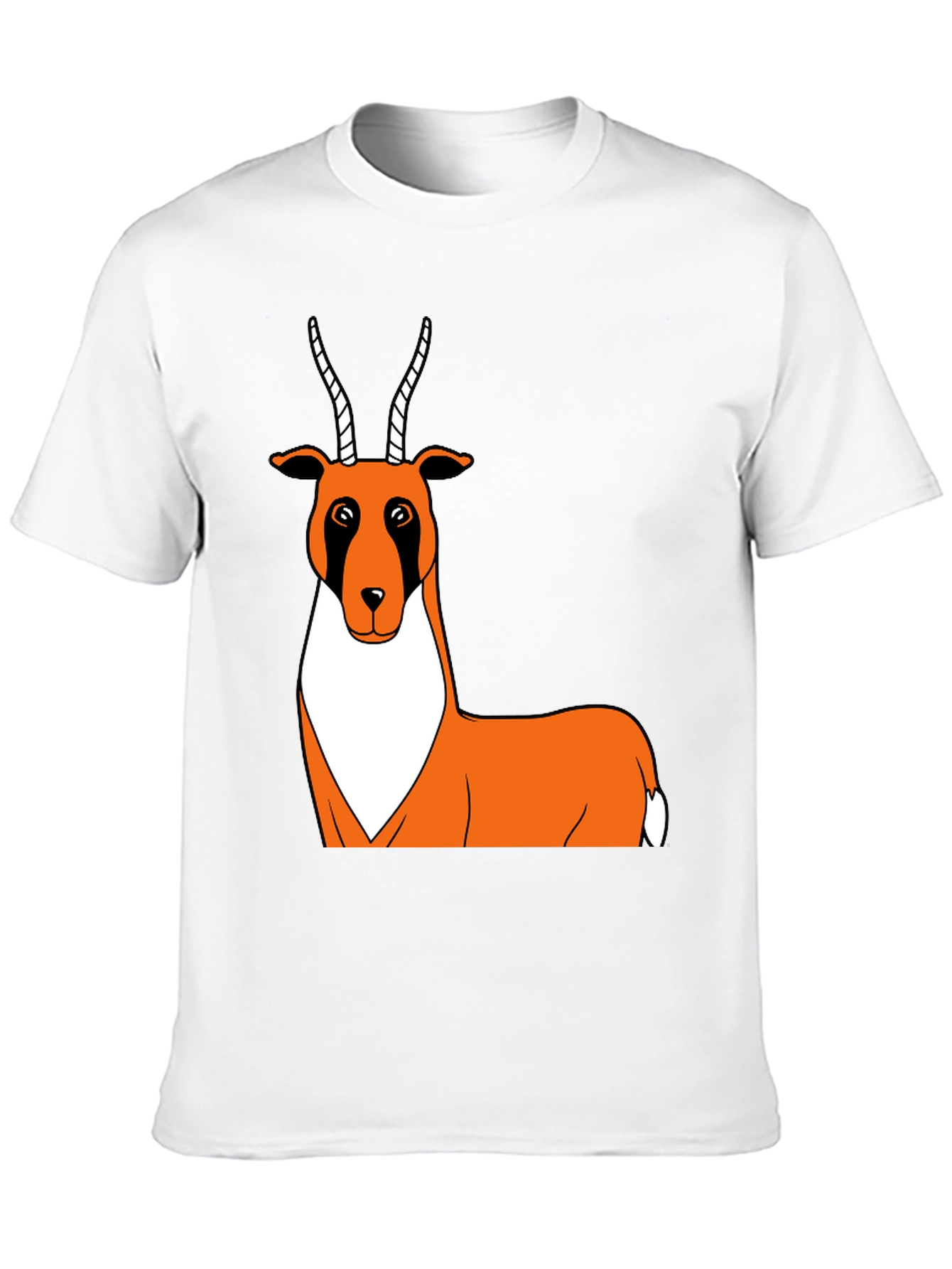 Cartoon Antelope Graphic T-Shirt - Unisex