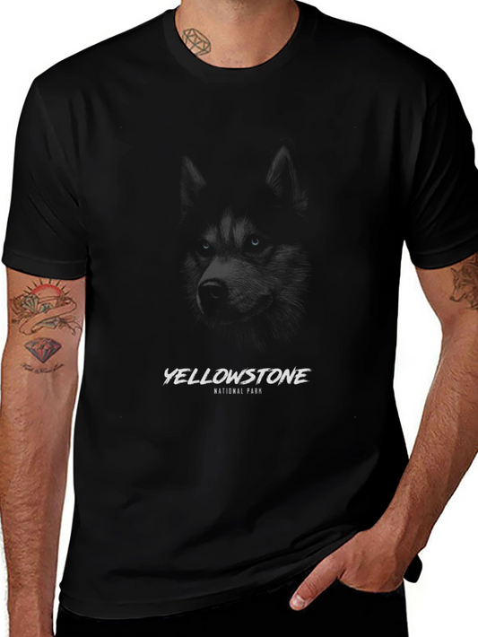 Yellowstone National Park Black T-Shirt