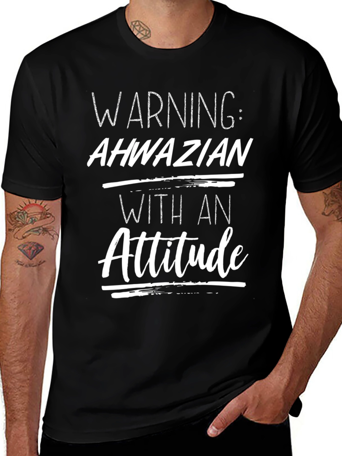 Warning Ahwazian Attitude T-Shirt