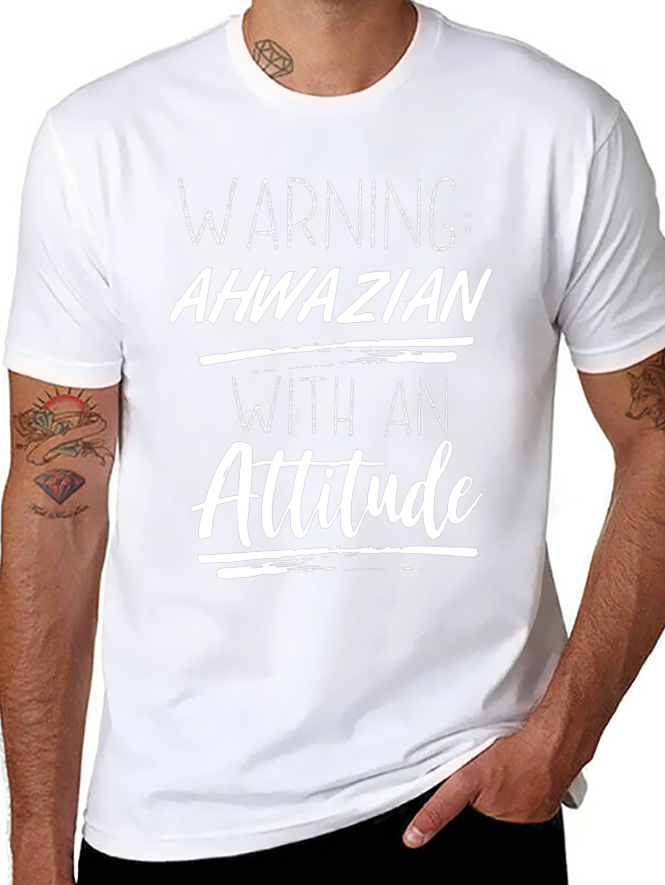 Warning Ahwazian Attitude T-Shirt