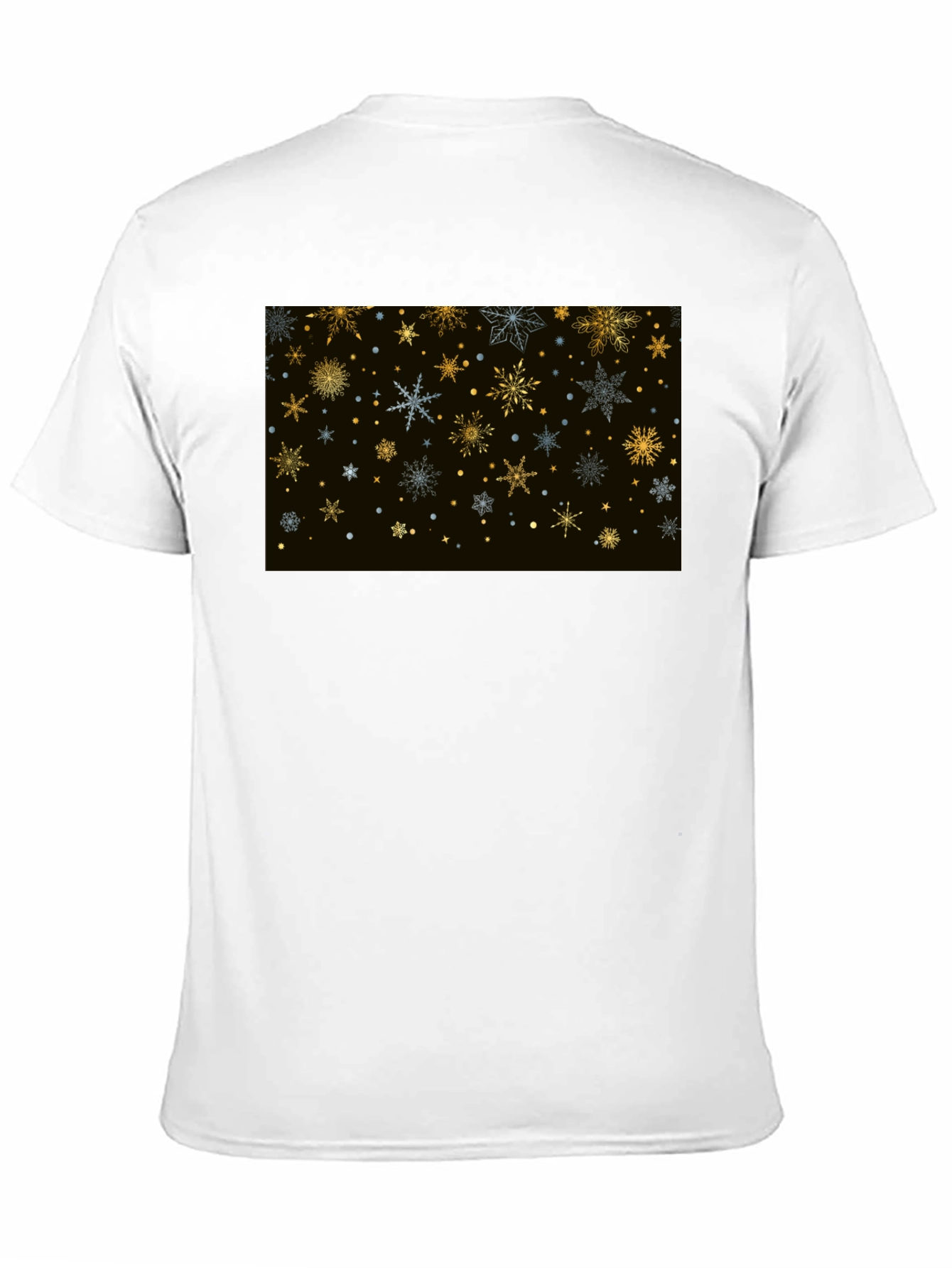 Festive Snowflake T-Shirt - Black