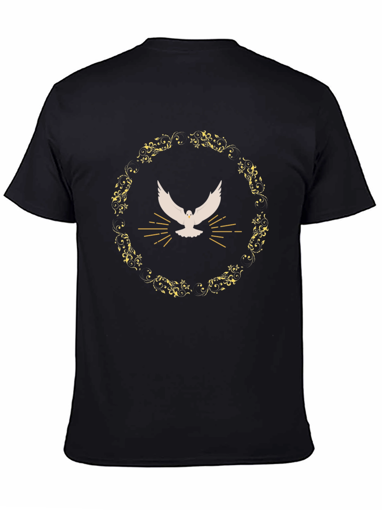 Dove Graphic Black T-Shirt