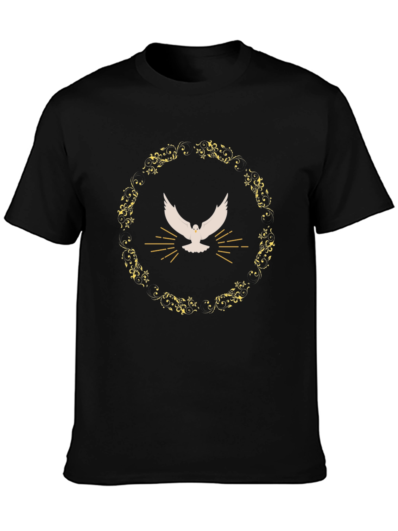 Dove Graphic Black T-Shirt