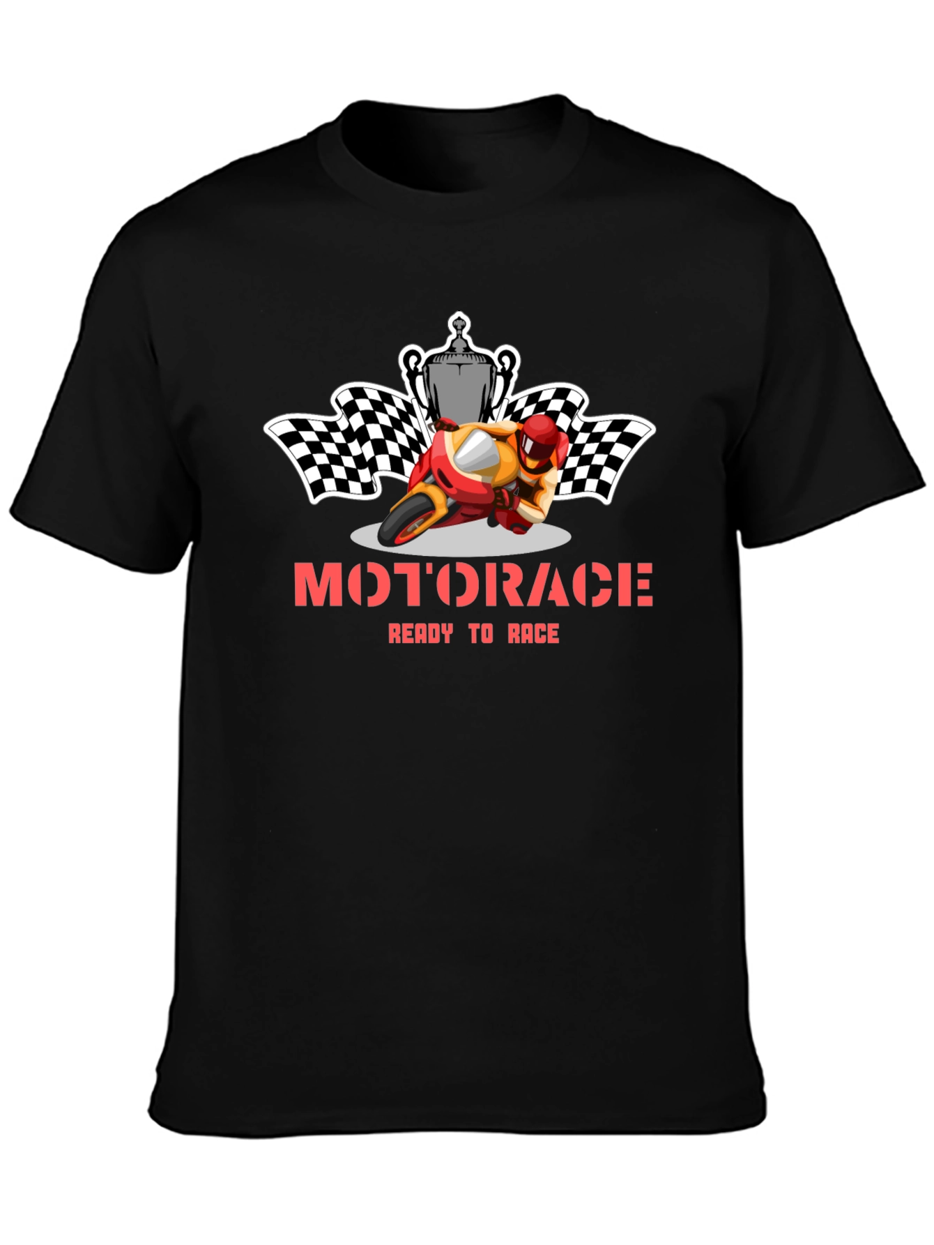 Motorace Ready to Race Graphic Tee - Black