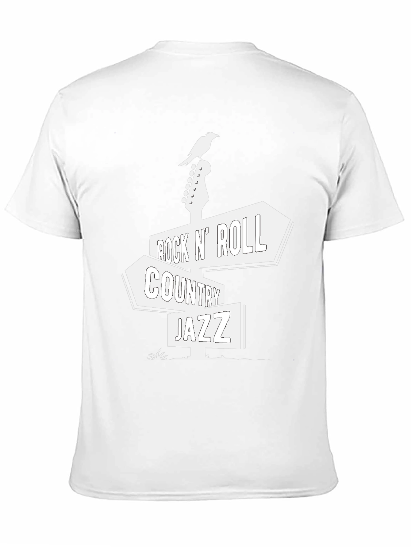 Rock N Roll Country Jazz Graphic Tee
