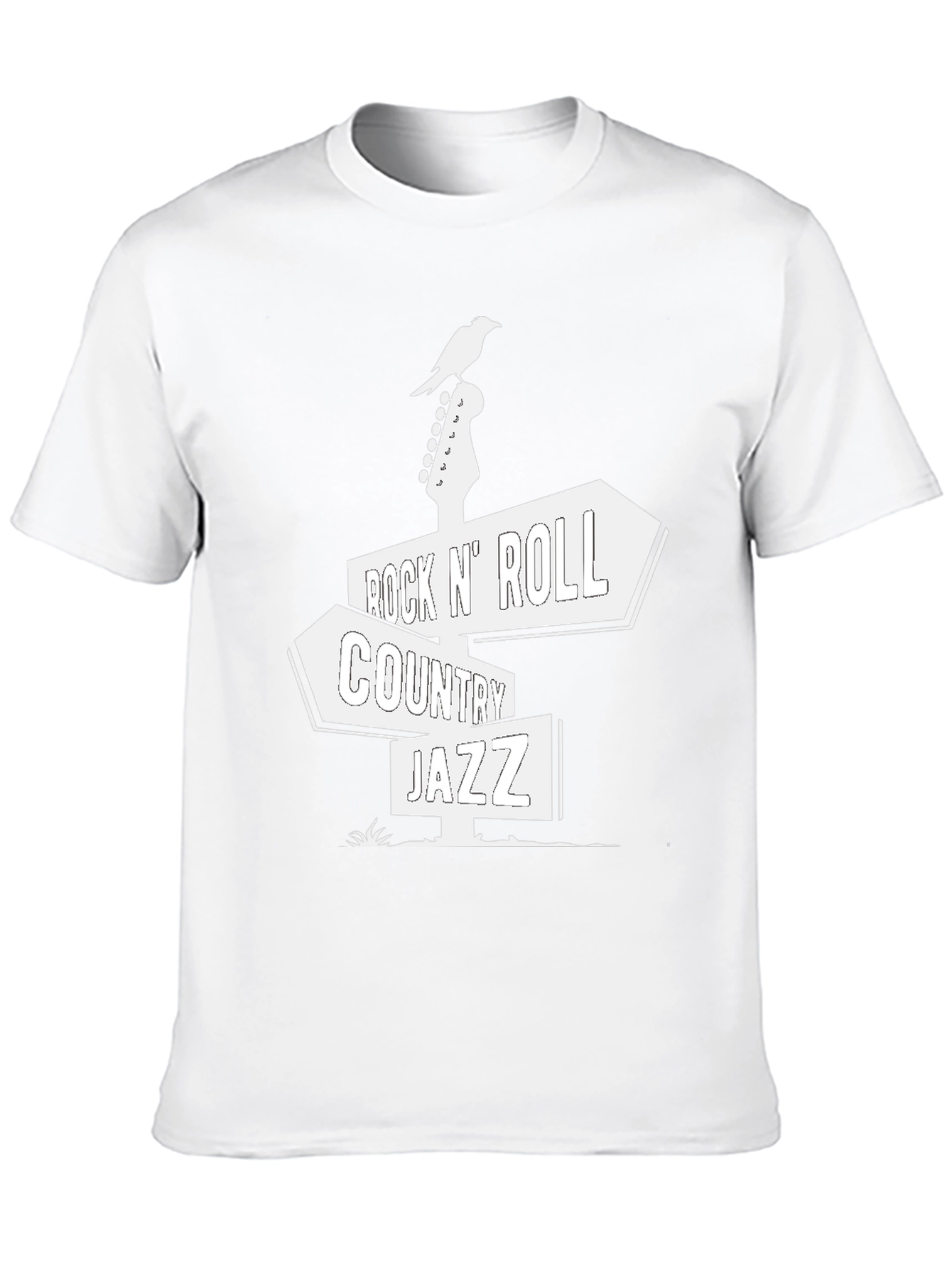Rock N Roll Country Jazz Graphic Tee