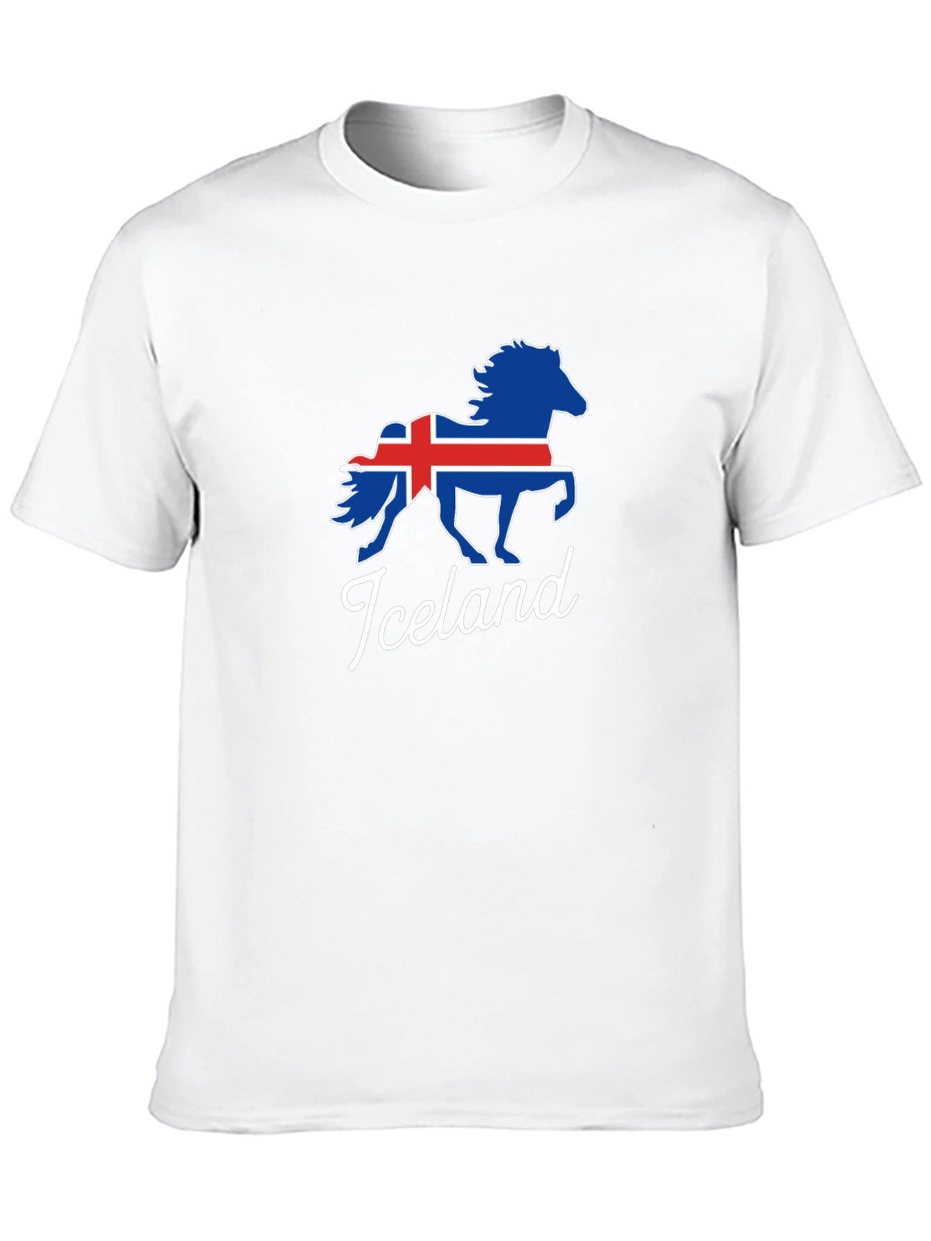 Iceland Horse Flag Graphic T-Shirt