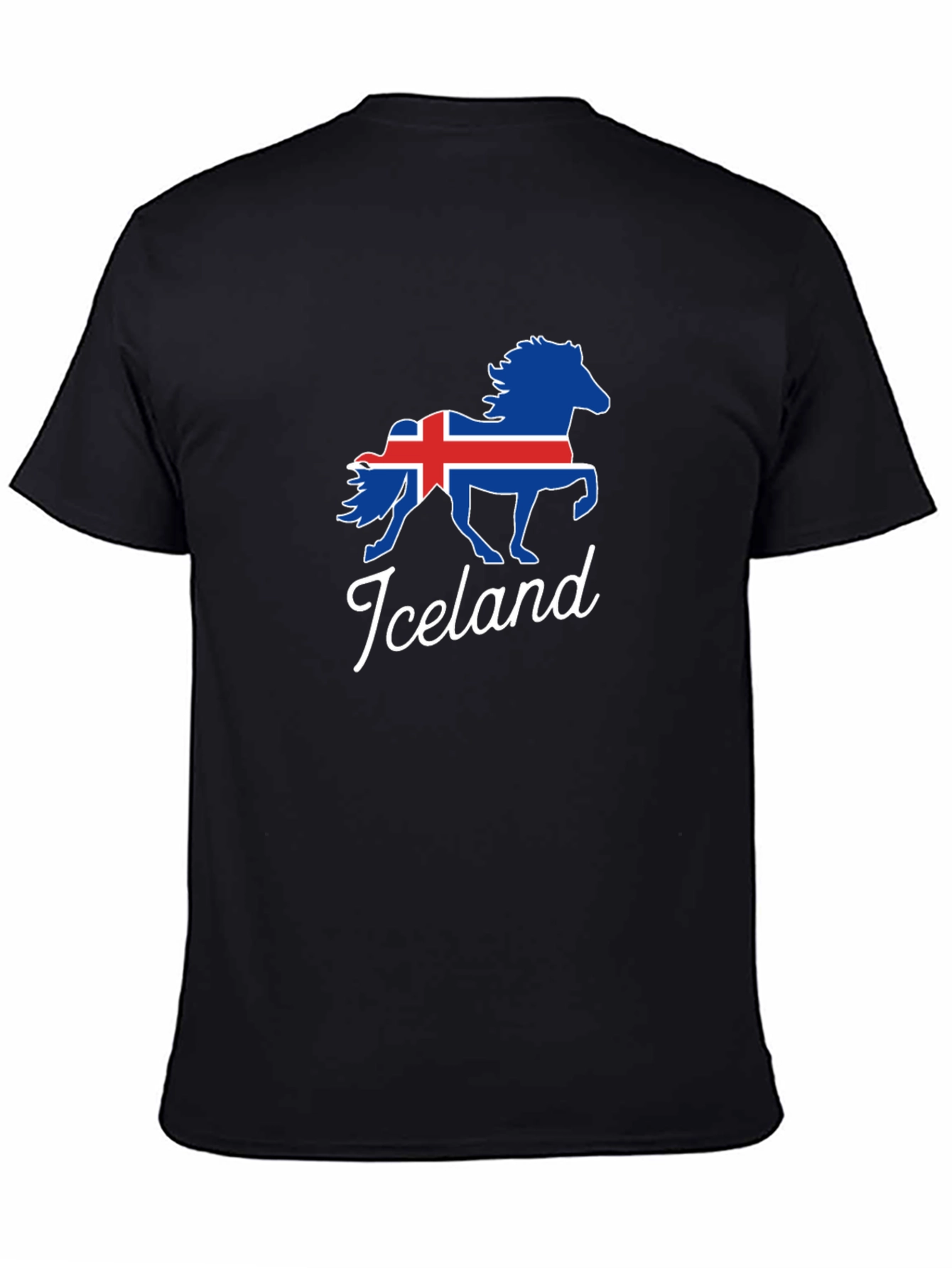 Iceland Horse Flag Graphic T-Shirt