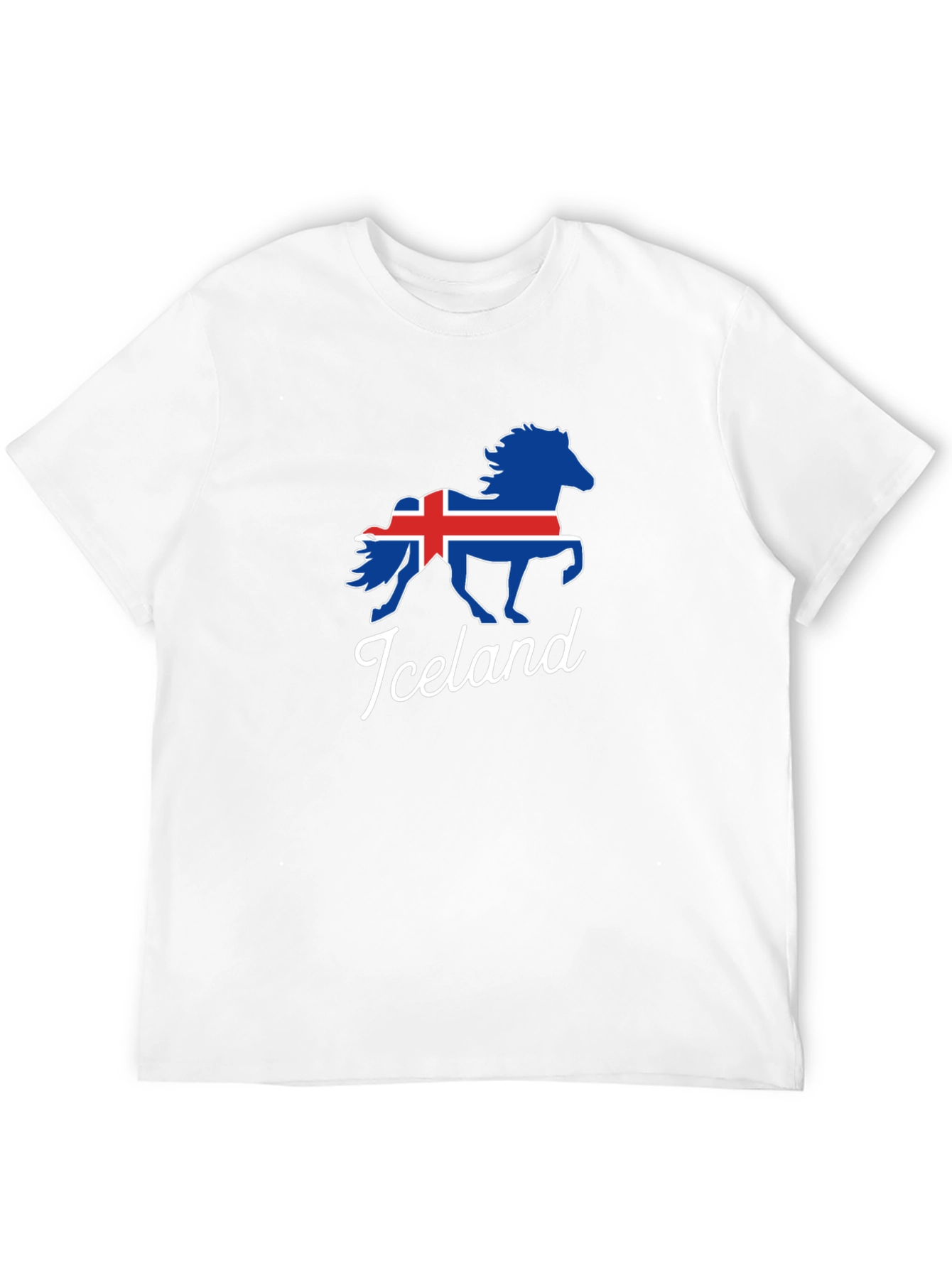 Iceland Horse Flag Graphic T-Shirt