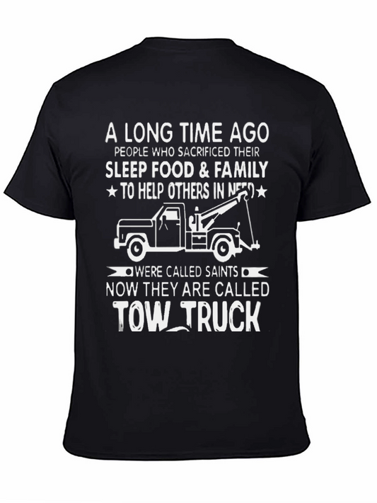 Tow Truck Driver T-Shirt - Sacrifice for Others Graphic Tee