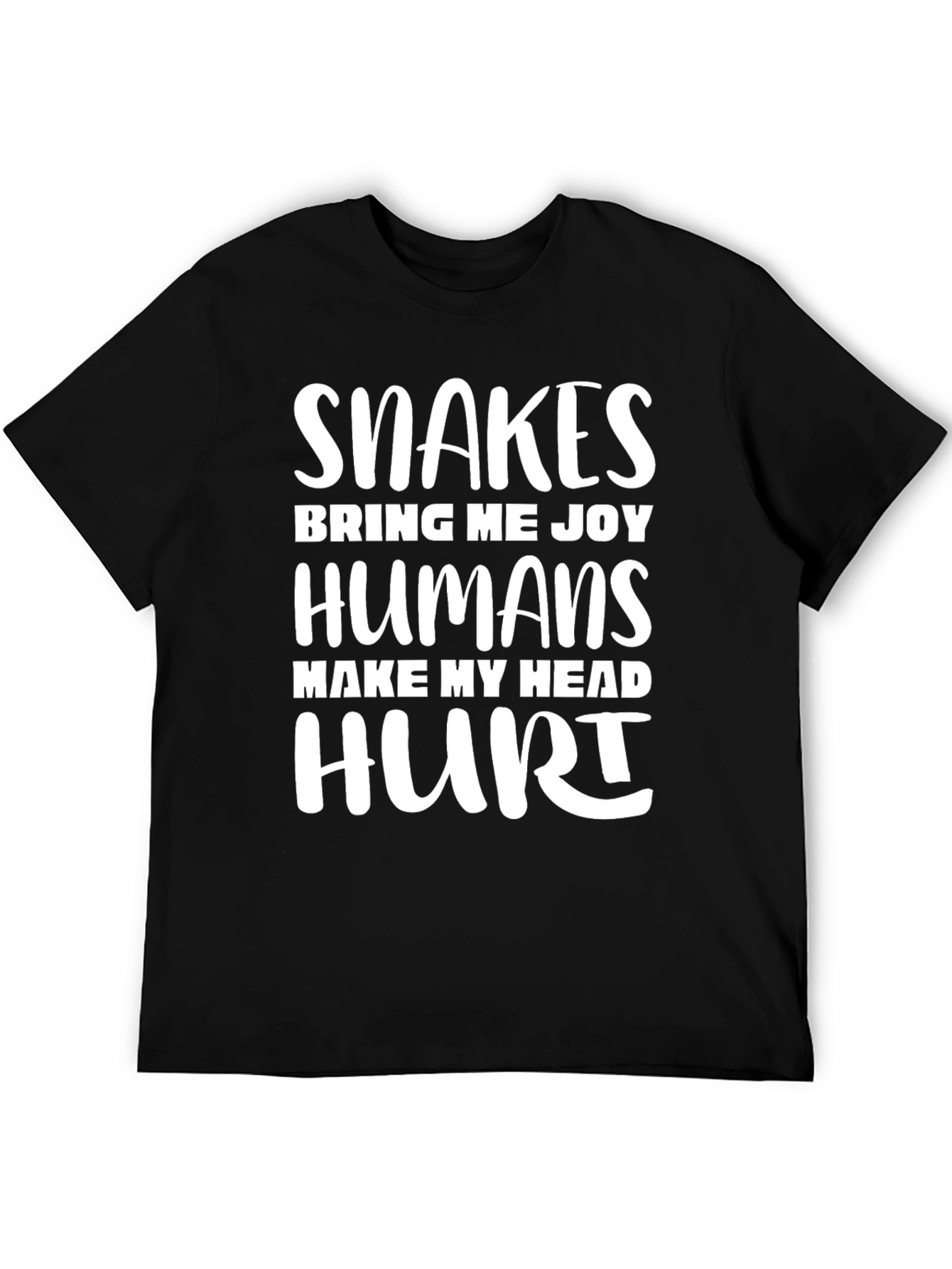 Snakes Bring Me Joy T-Shirt: Funny Reptile Lover Tee