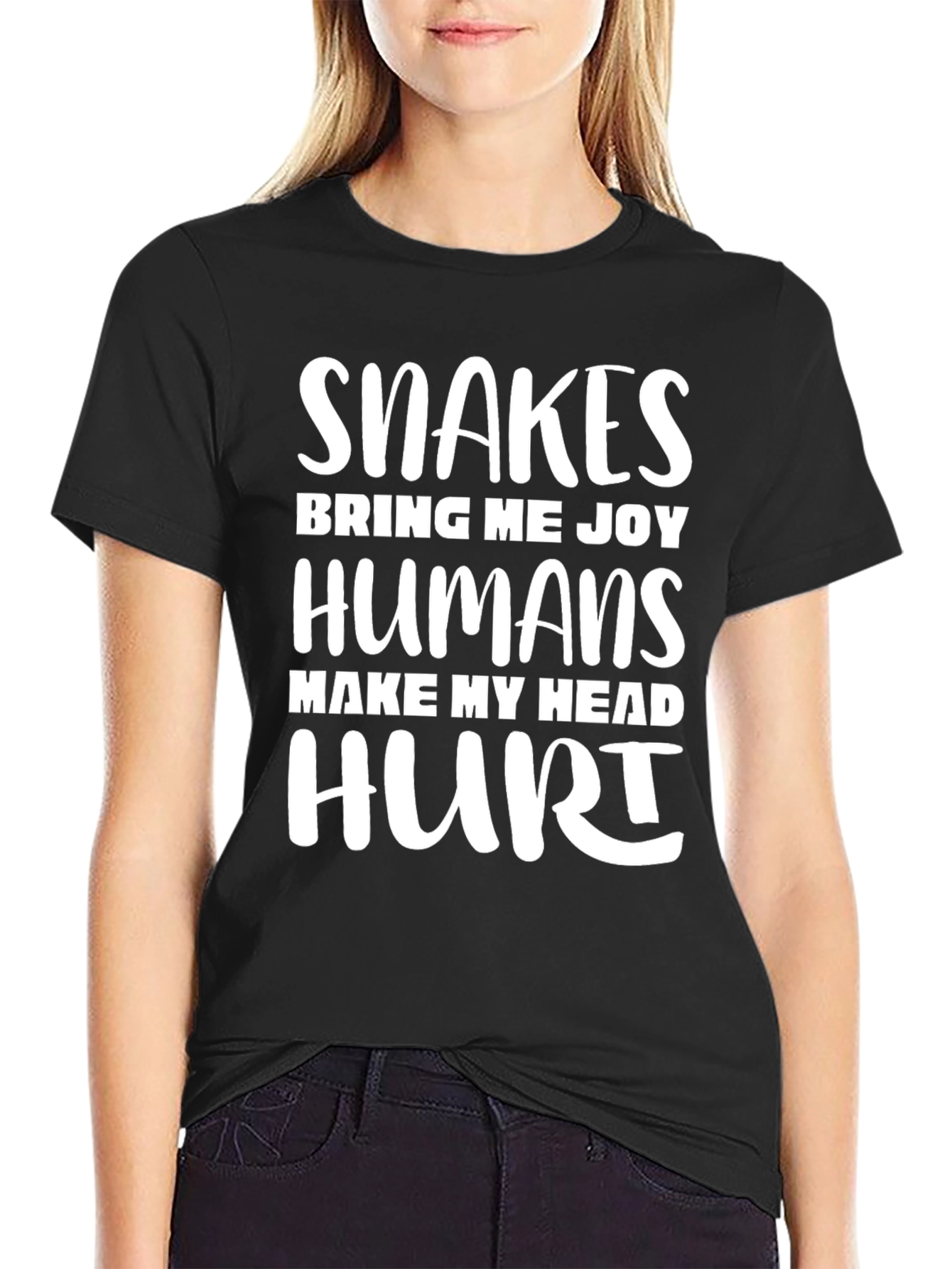 Snakes Bring Me Joy T-Shirt: Funny Reptile Lover Tee