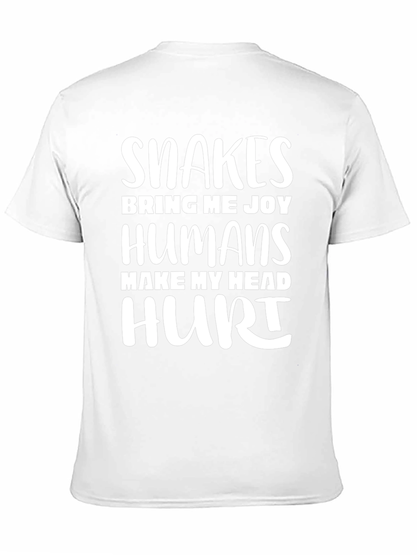 Snakes Bring Me Joy T-Shirt: Funny Reptile Lover Tee