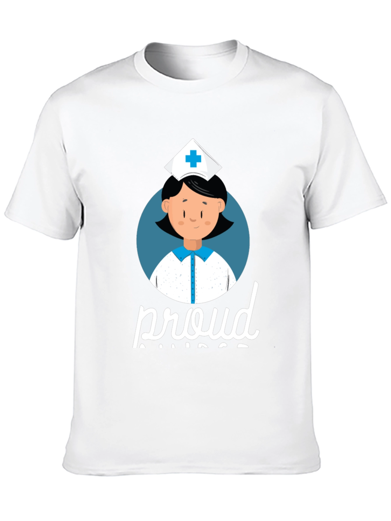 Proud Nurse T-Shirt - Black Cotton Tee