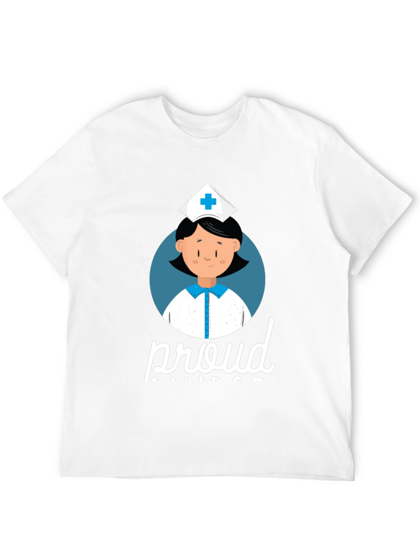 Proud Nurse T-Shirt - Black Cotton Tee