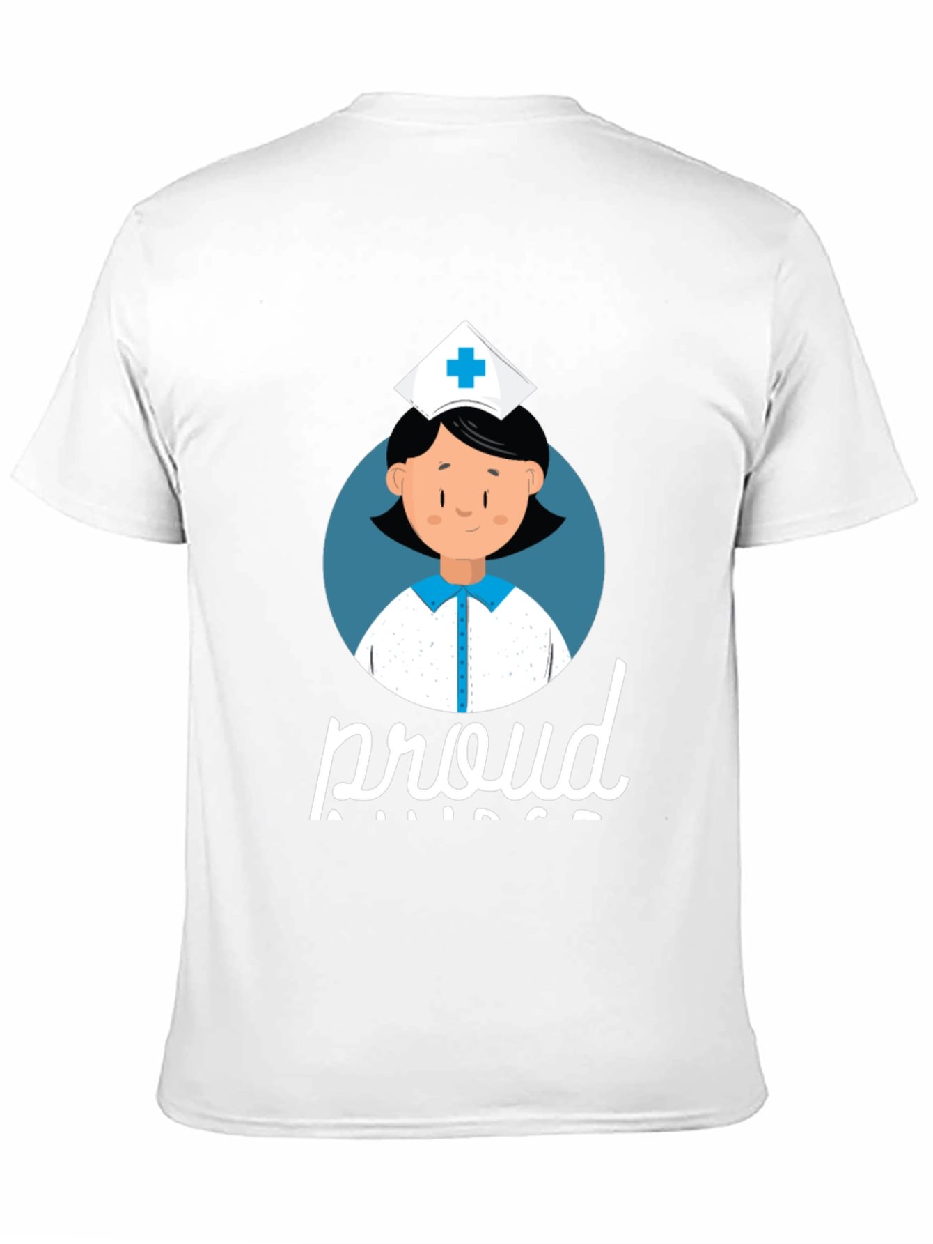 Proud Nurse T-Shirt - Black Cotton Tee