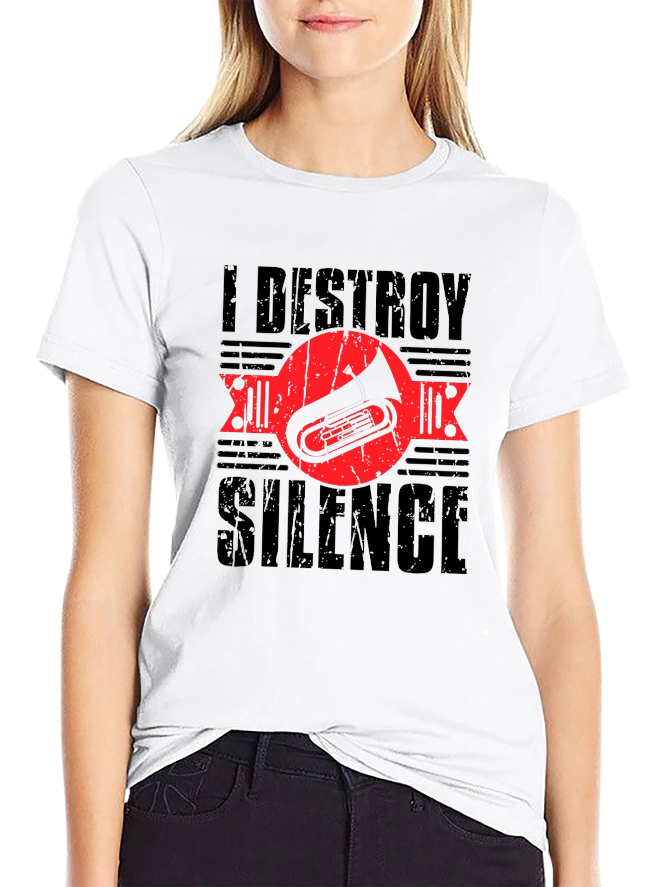 I Destroy Silence T-Shirt - Musician Tee