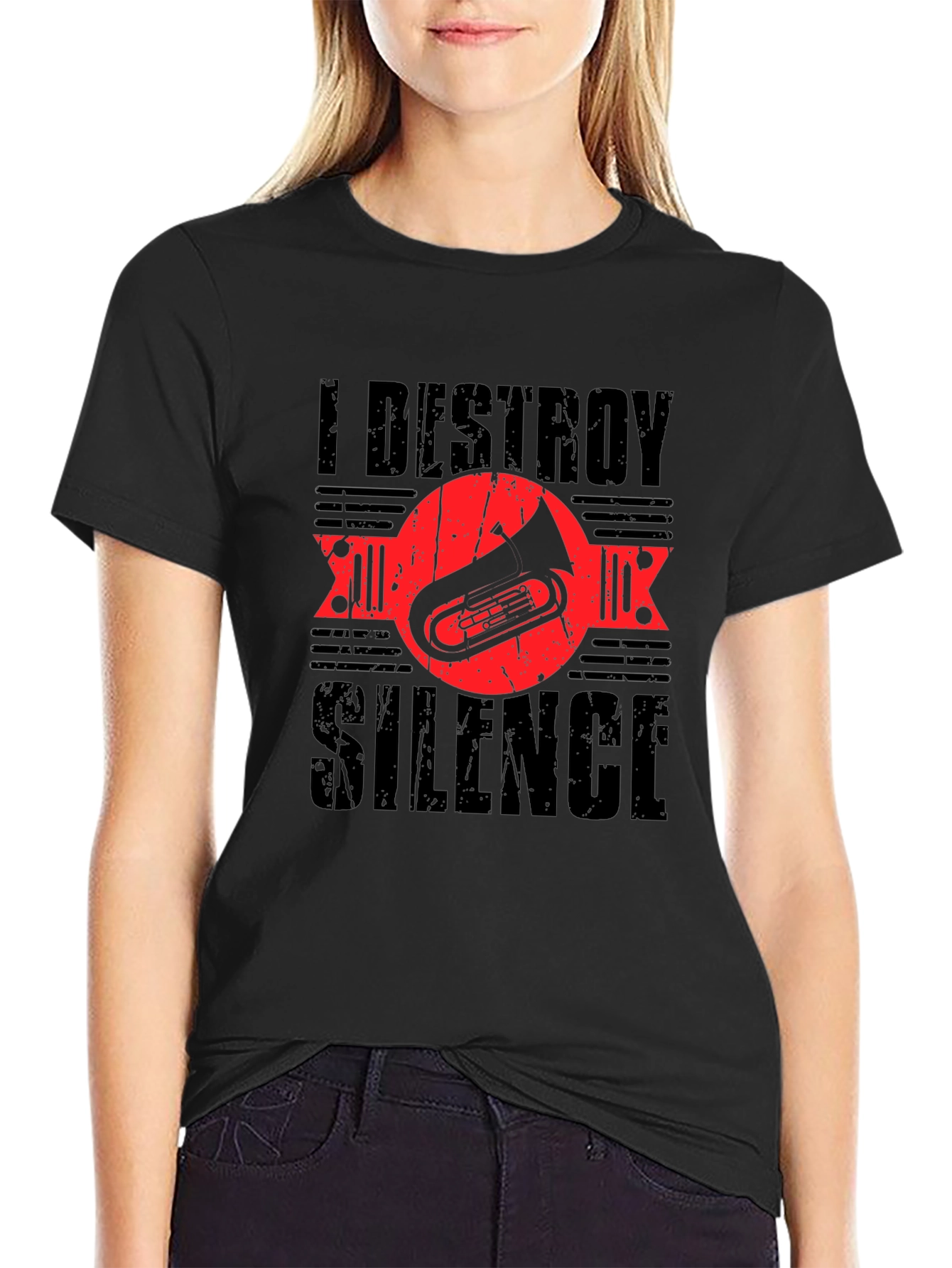 I Destroy Silence T-Shirt - Musician Tee