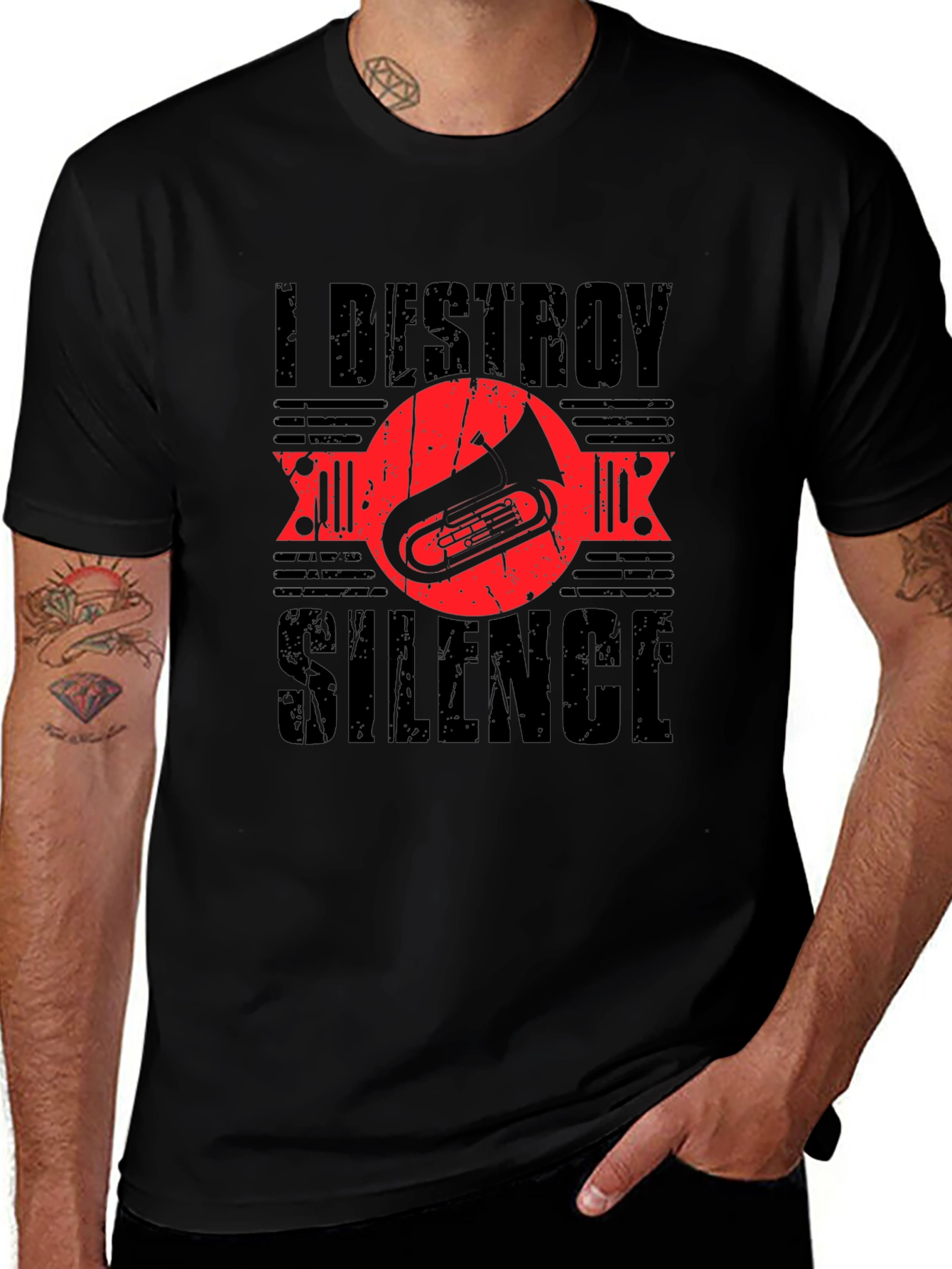 I Destroy Silence T-Shirt - Musician Tee