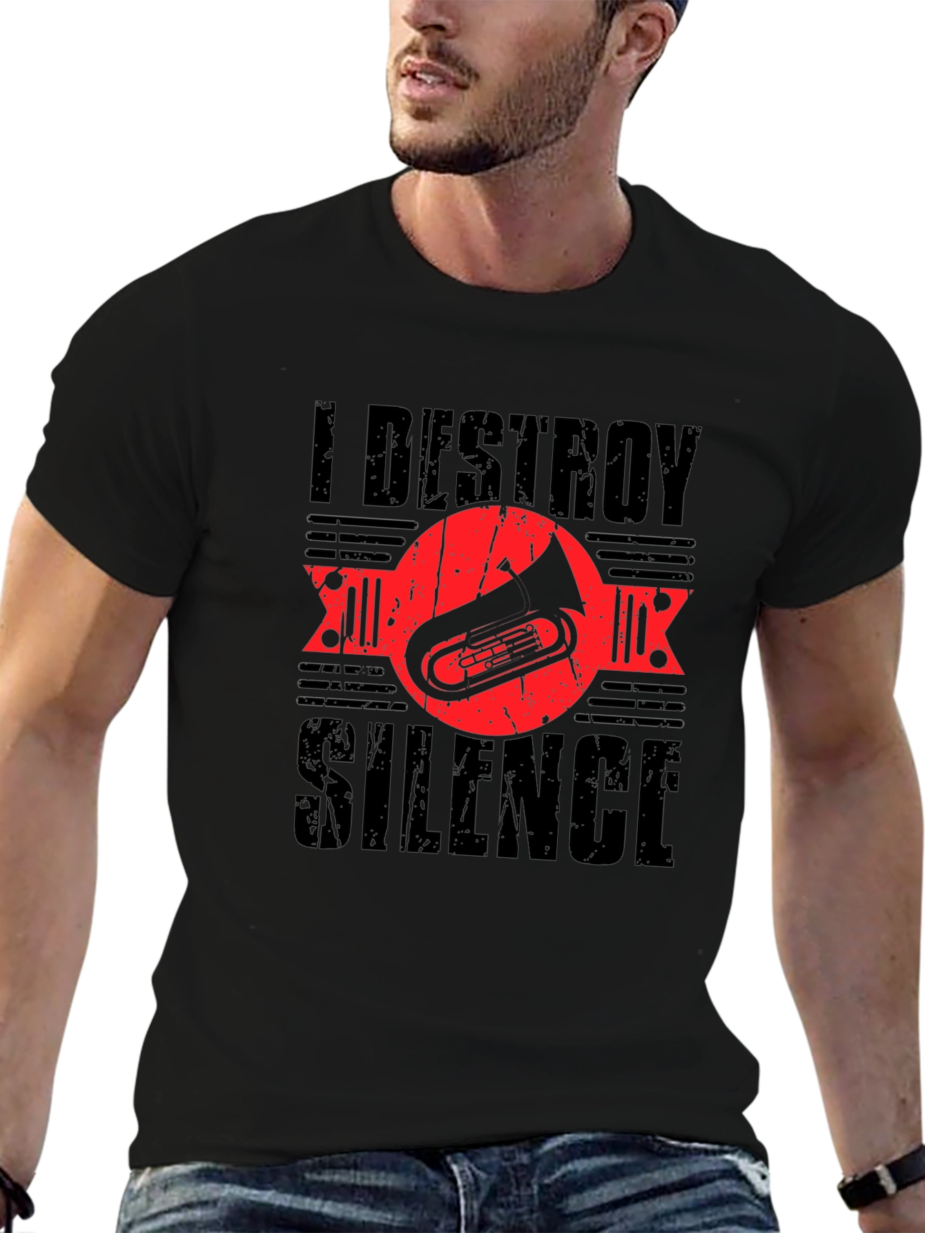 I Destroy Silence T-Shirt - Musician Tee