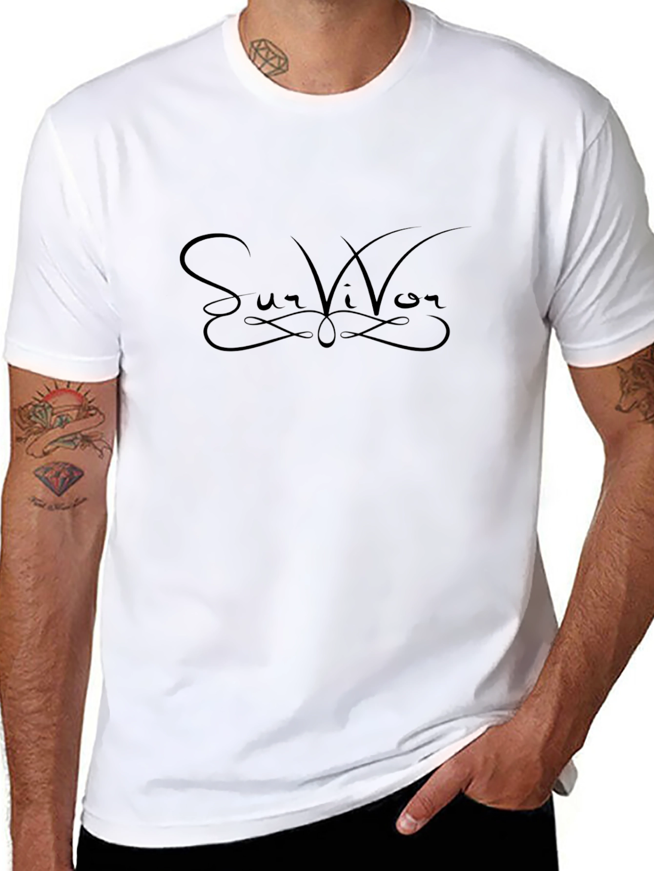 Survivor Graphic Tee - Classic Design