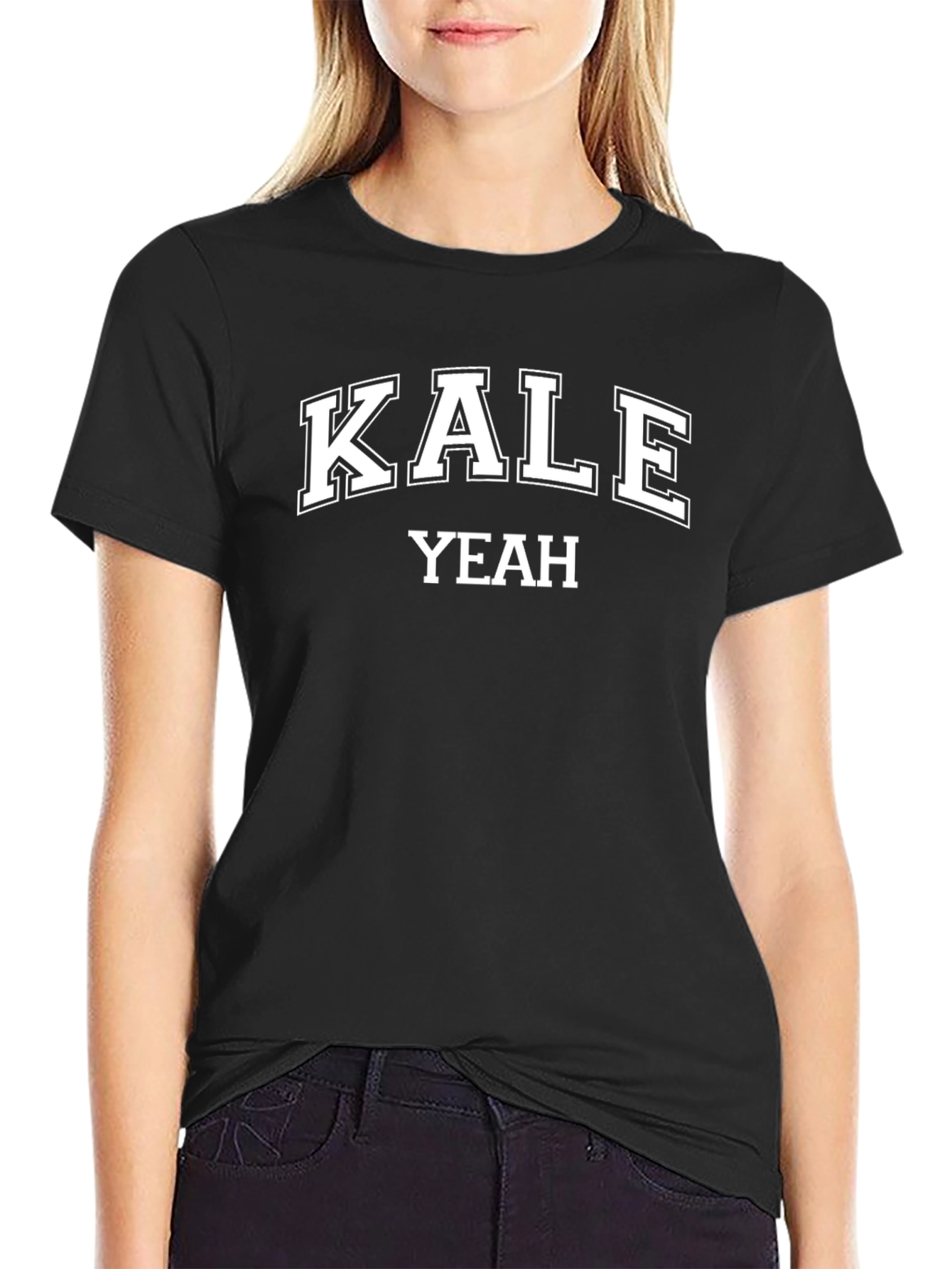 Kale Yeah Graphic Tee - Trendy Vegetarian T-Shirt
