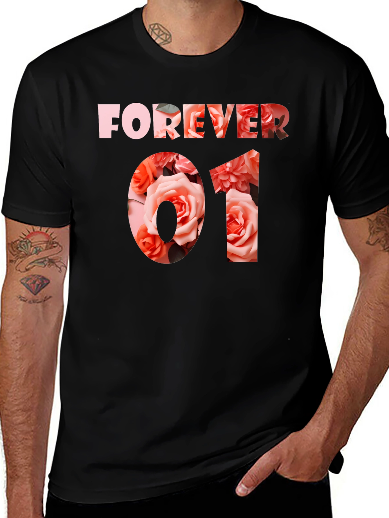 Forever 01 Floral Graphic T-Shirt