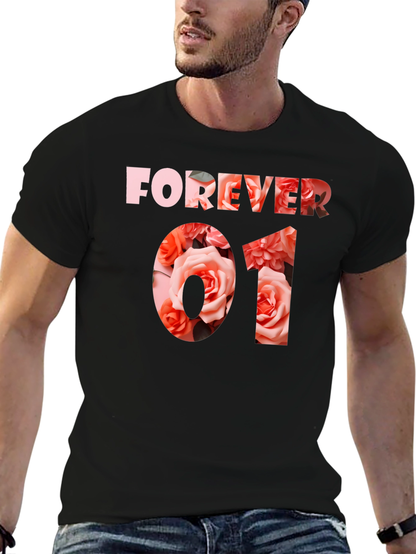 Forever 01 Floral Graphic T-Shirt