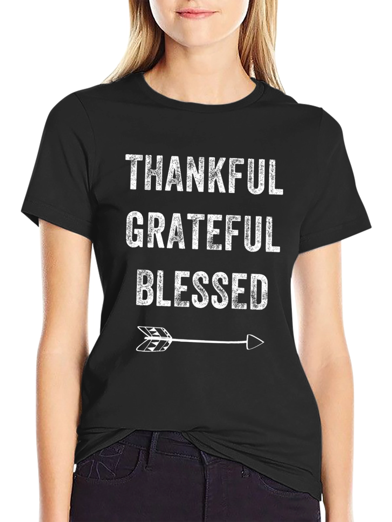 Thankful Grateful Blessed Tee