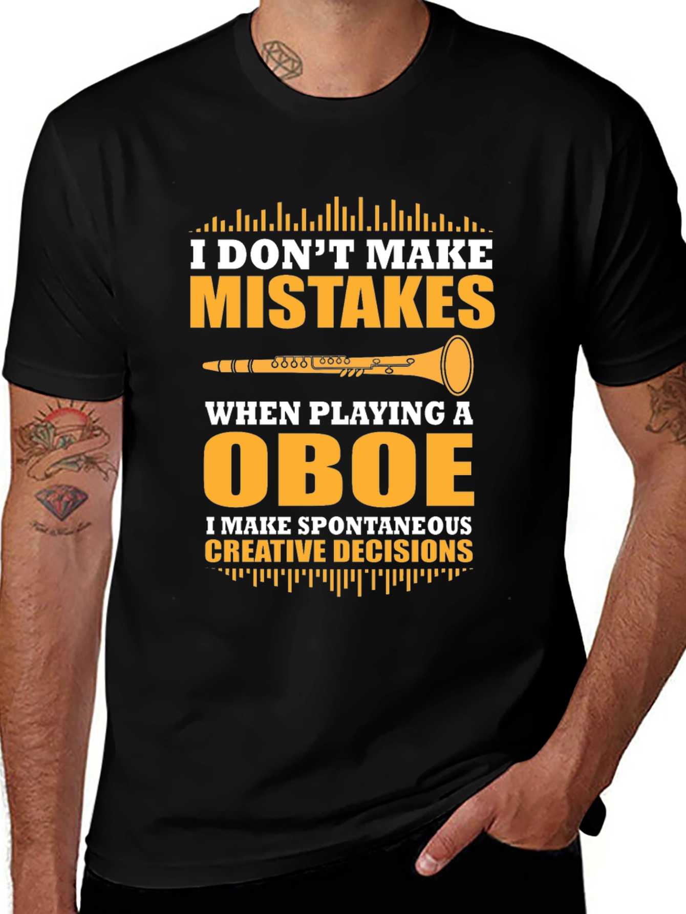 Oboe Player T-Shirt - I Dont Make Mistakes