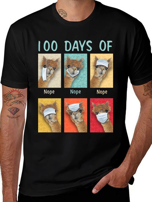 100 Days of Nope Alpaca T-Shirt