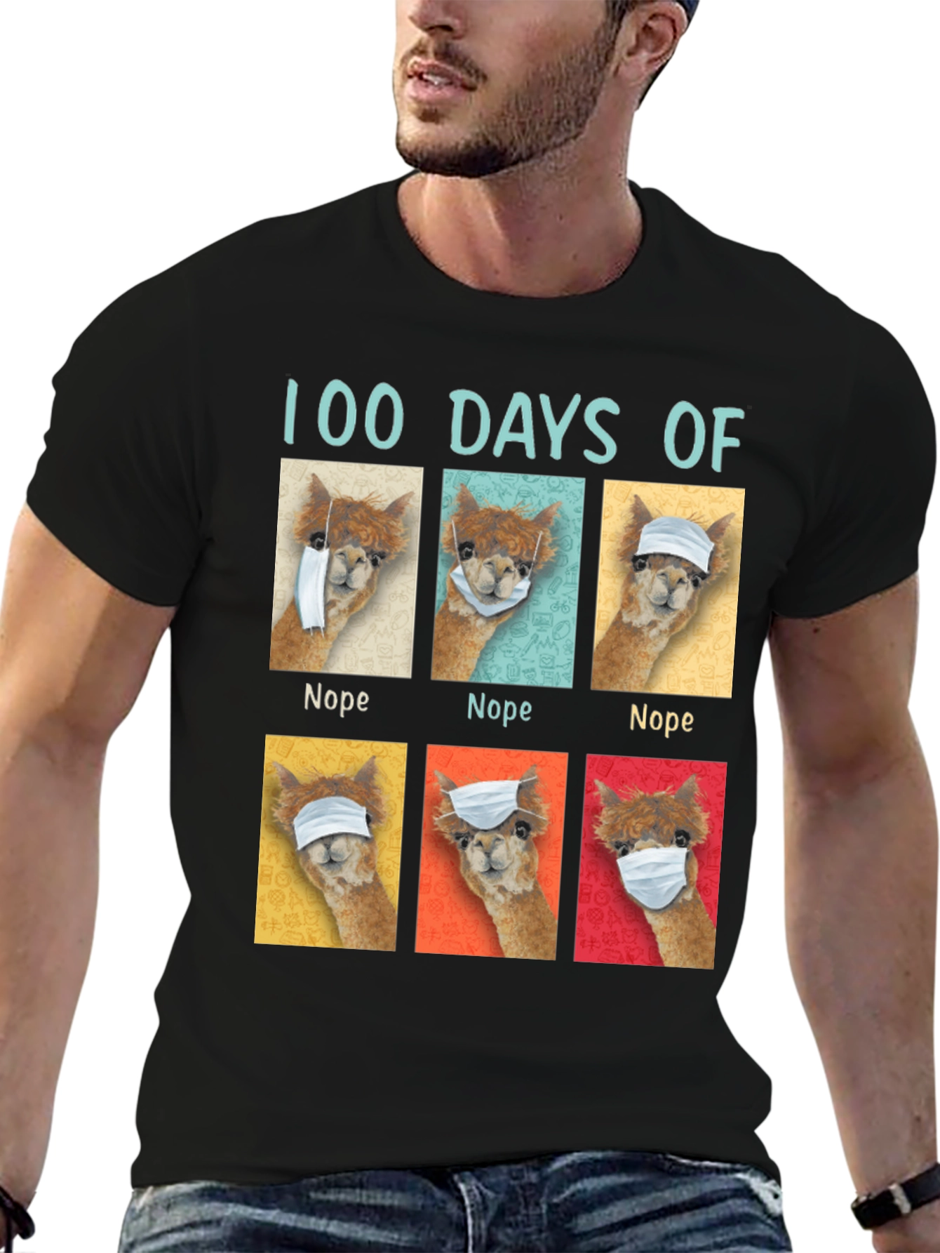100 Days of Nope Alpaca T-Shirt