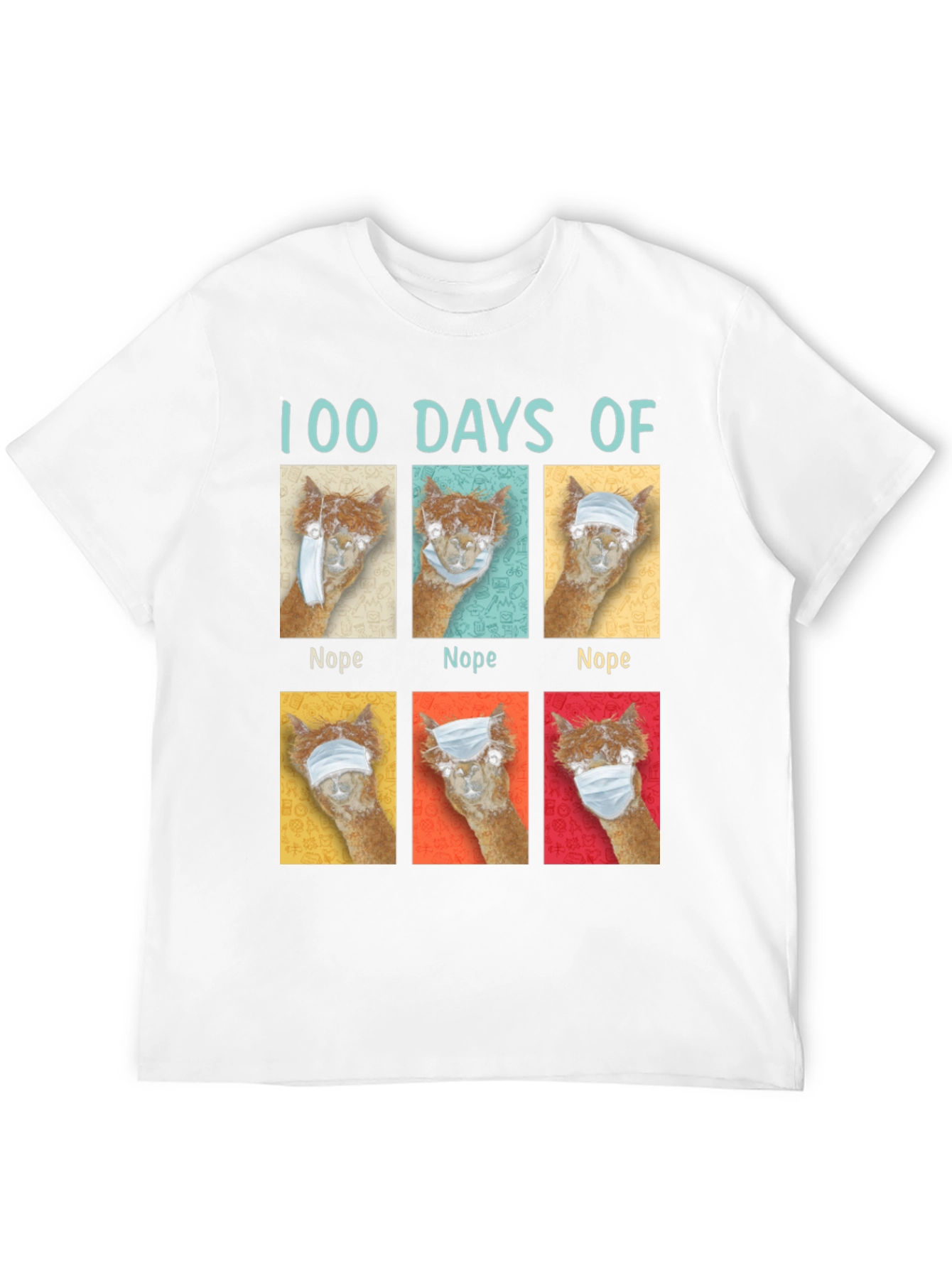 100 Days of Nope Alpaca T-Shirt