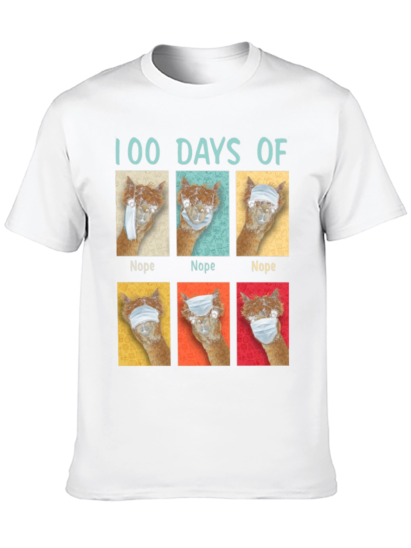 100 Days of Nope Alpaca T-Shirt
