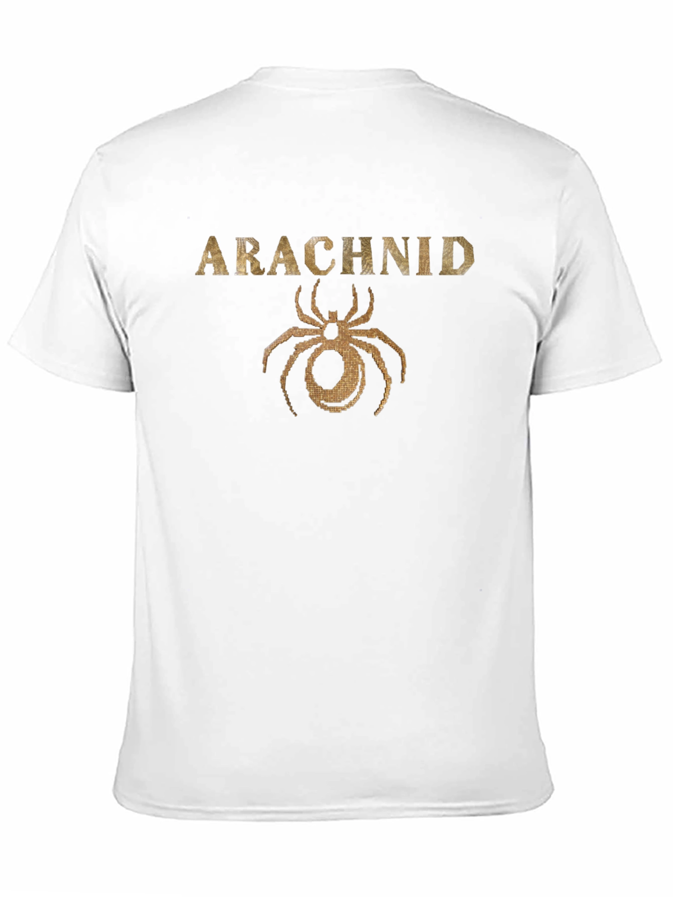 Arachnid T-Shirt - Gold Spider Graphic Tee