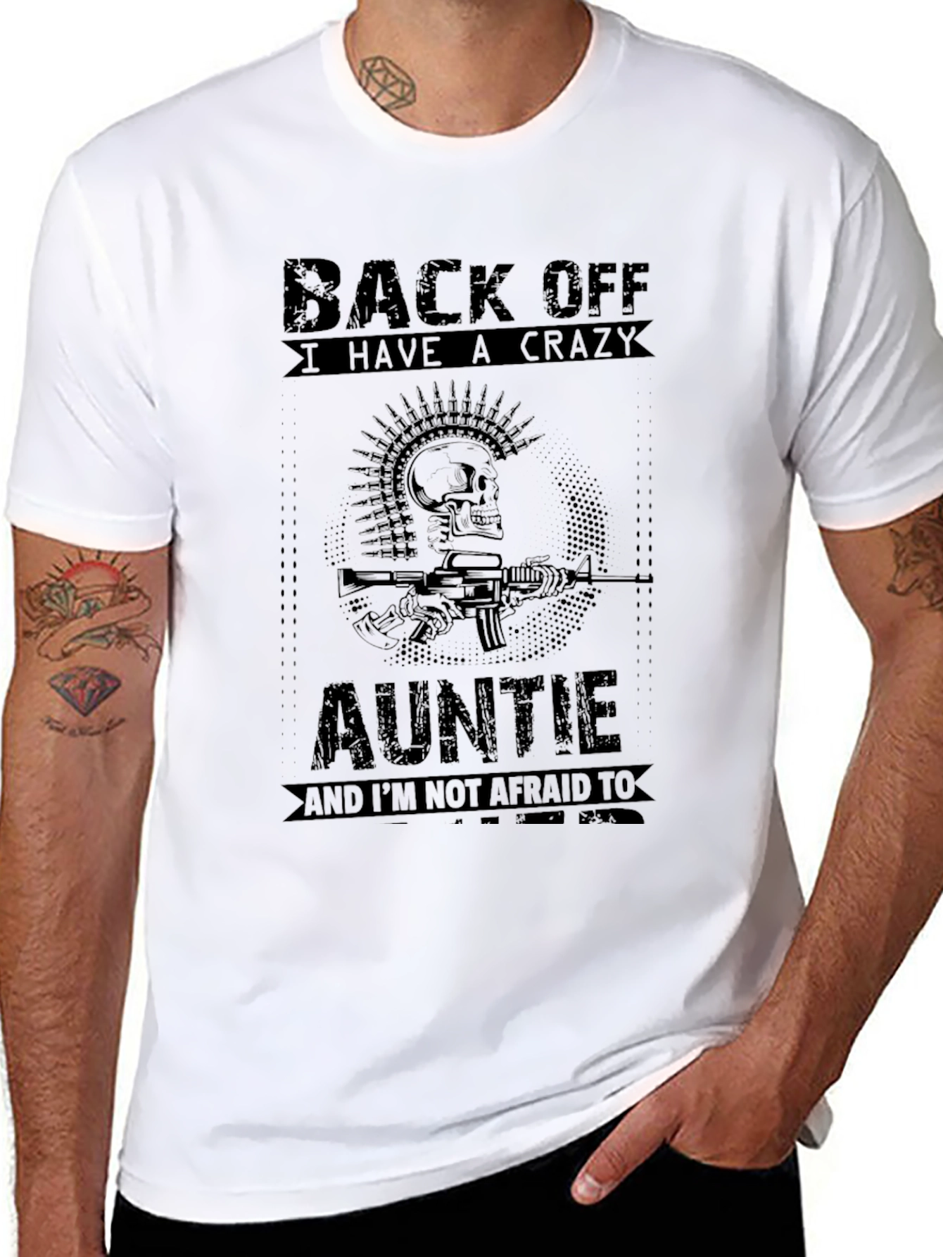 Crazy Auntie Graphic T-Shirt