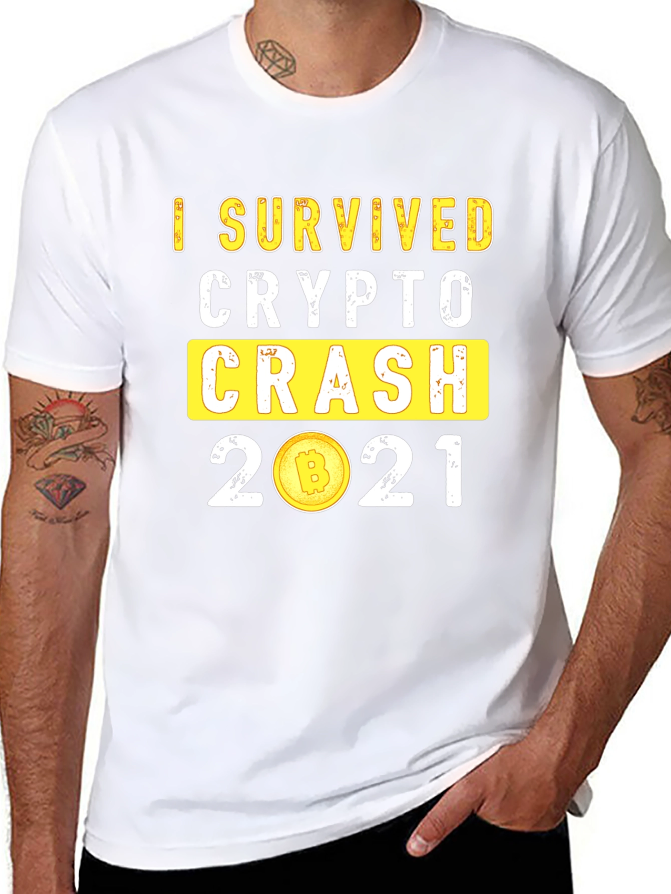 I Survived Crypto Crash 2021 T-Shirt