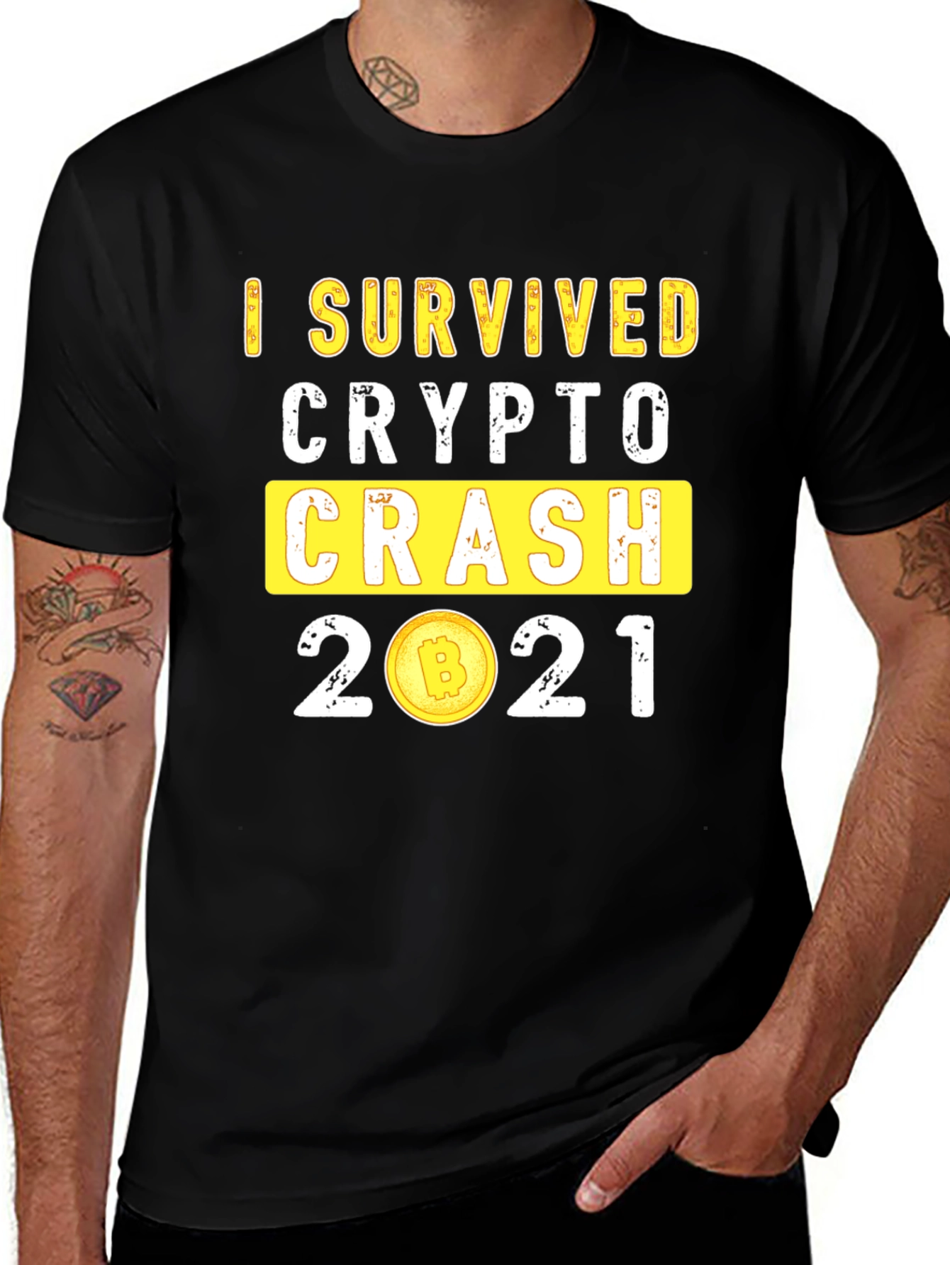 I Survived Crypto Crash 2021 T-Shirt