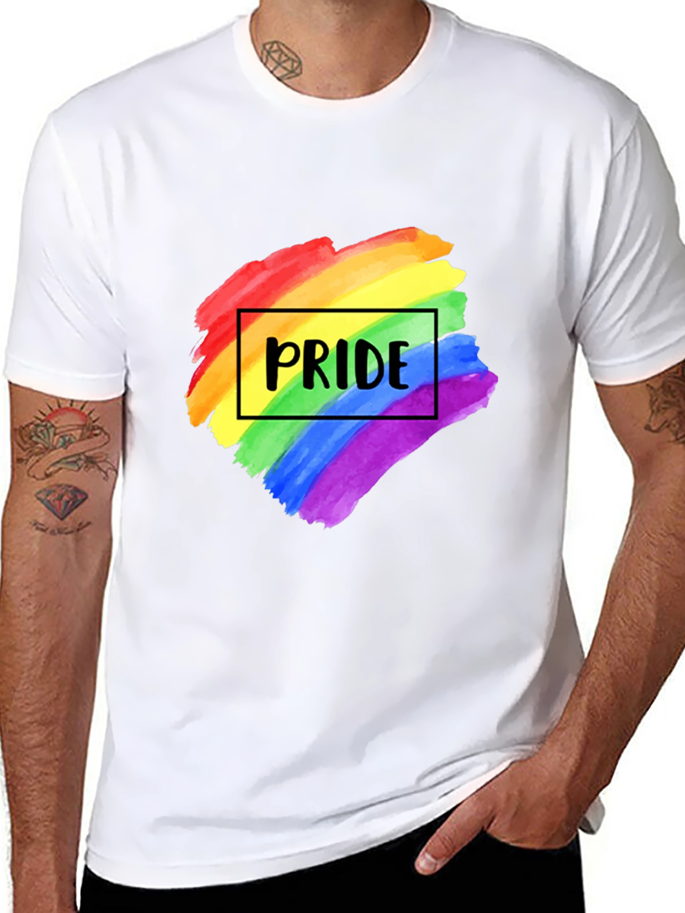 Pride Rainbow Graphic T-Shirt