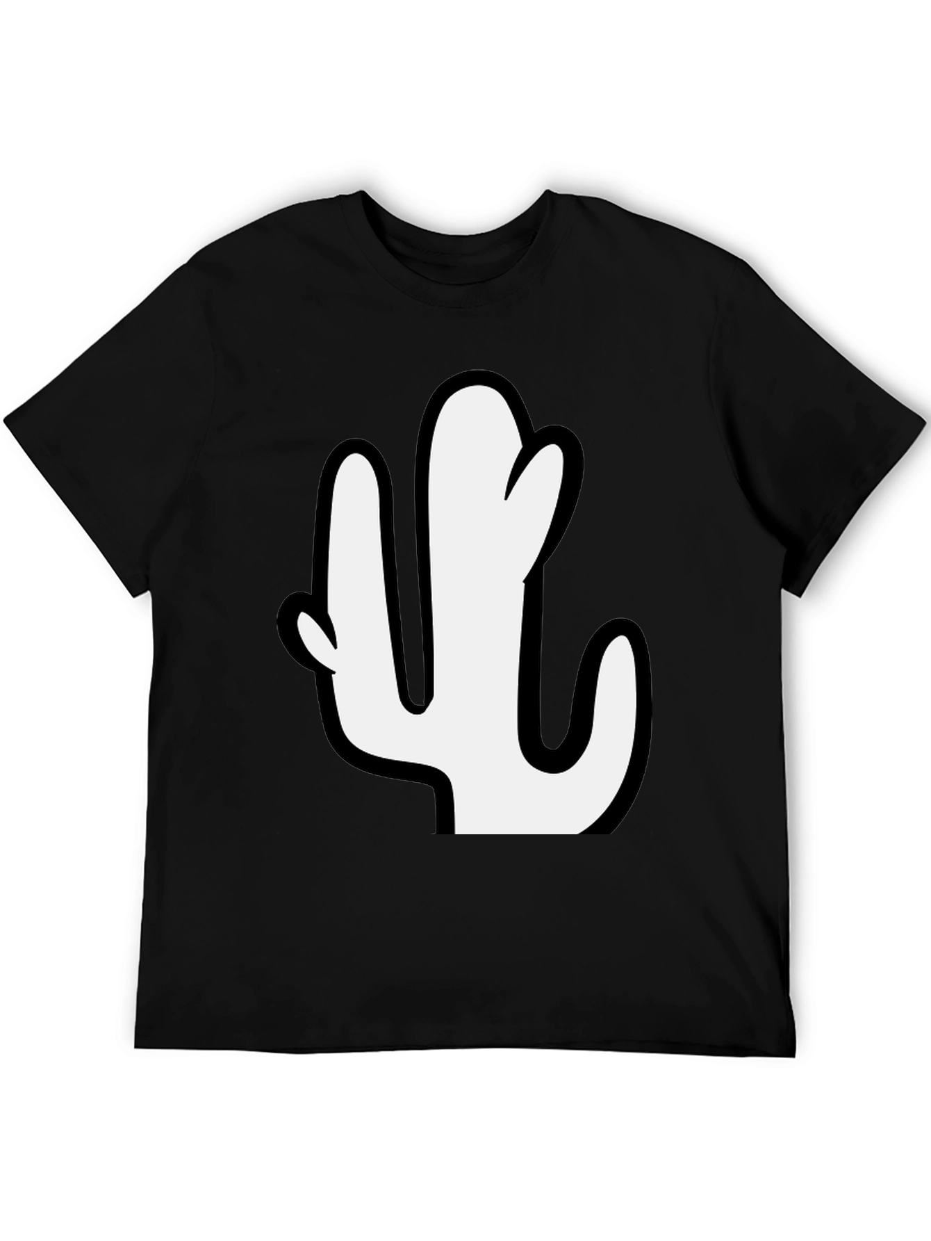 Cactus Graphic Print Tee - Casual Style
