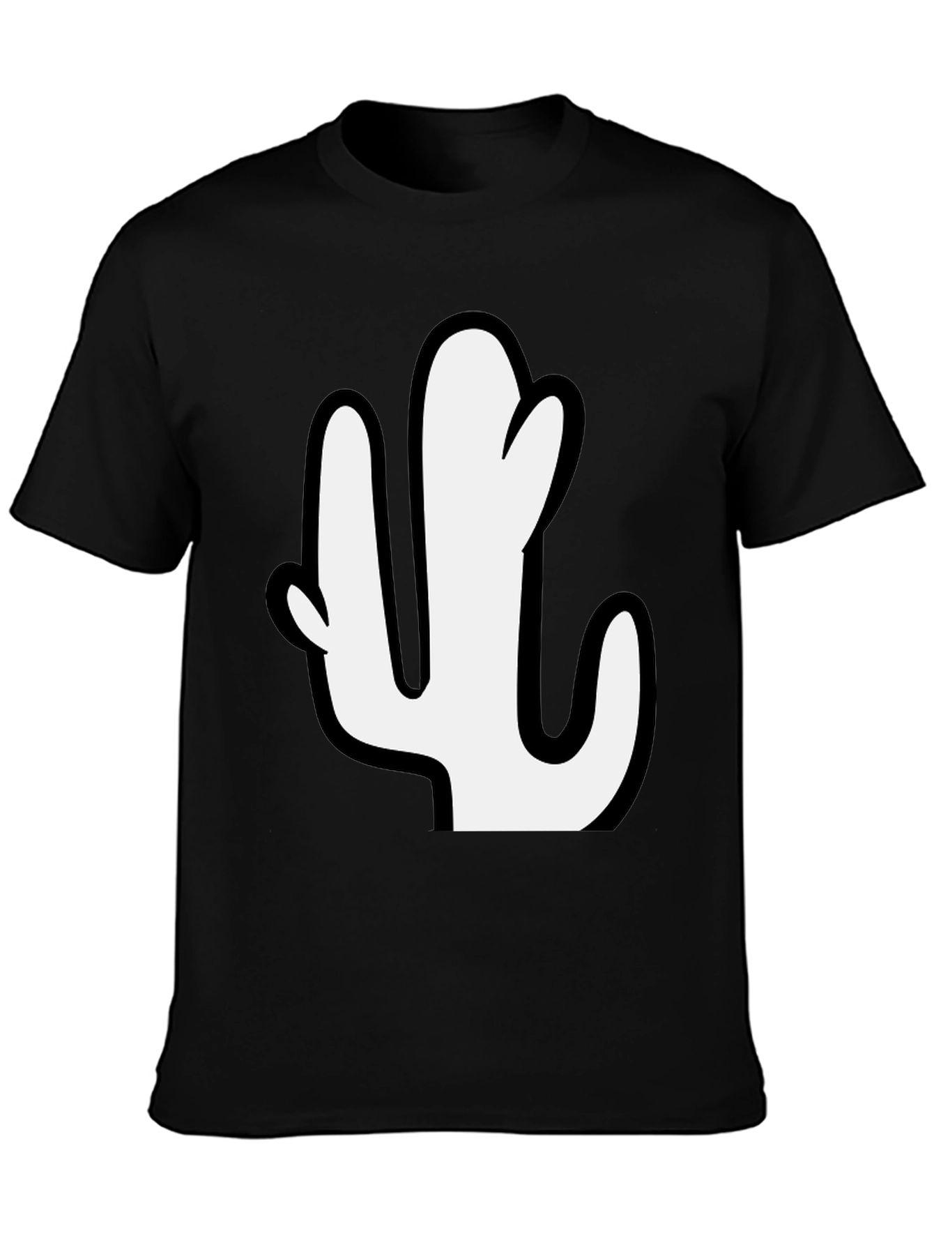 Cactus Graphic Print Tee - Casual Style