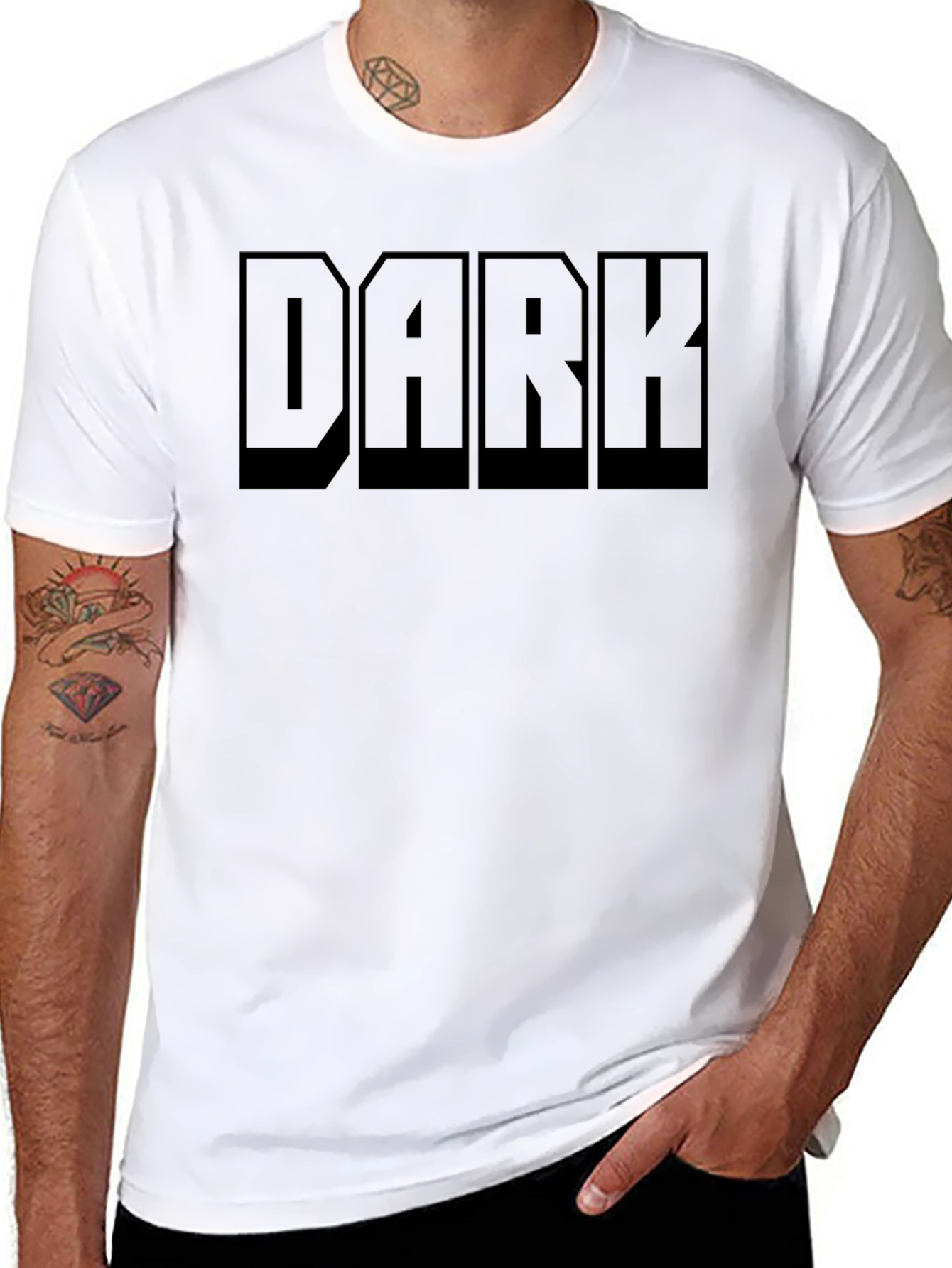 DARK Graphic Tee - Menswear Fashion