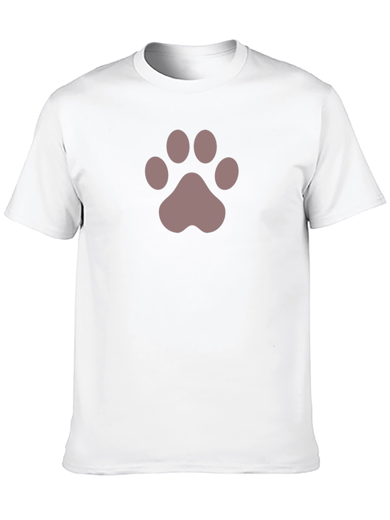 Paw Print Graphic Tee - Black Unisex T-Shirt