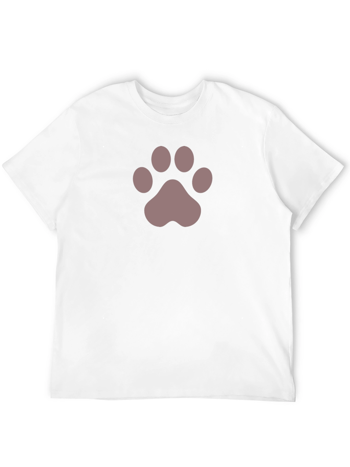 Paw Print Graphic Tee - Black Unisex T-Shirt