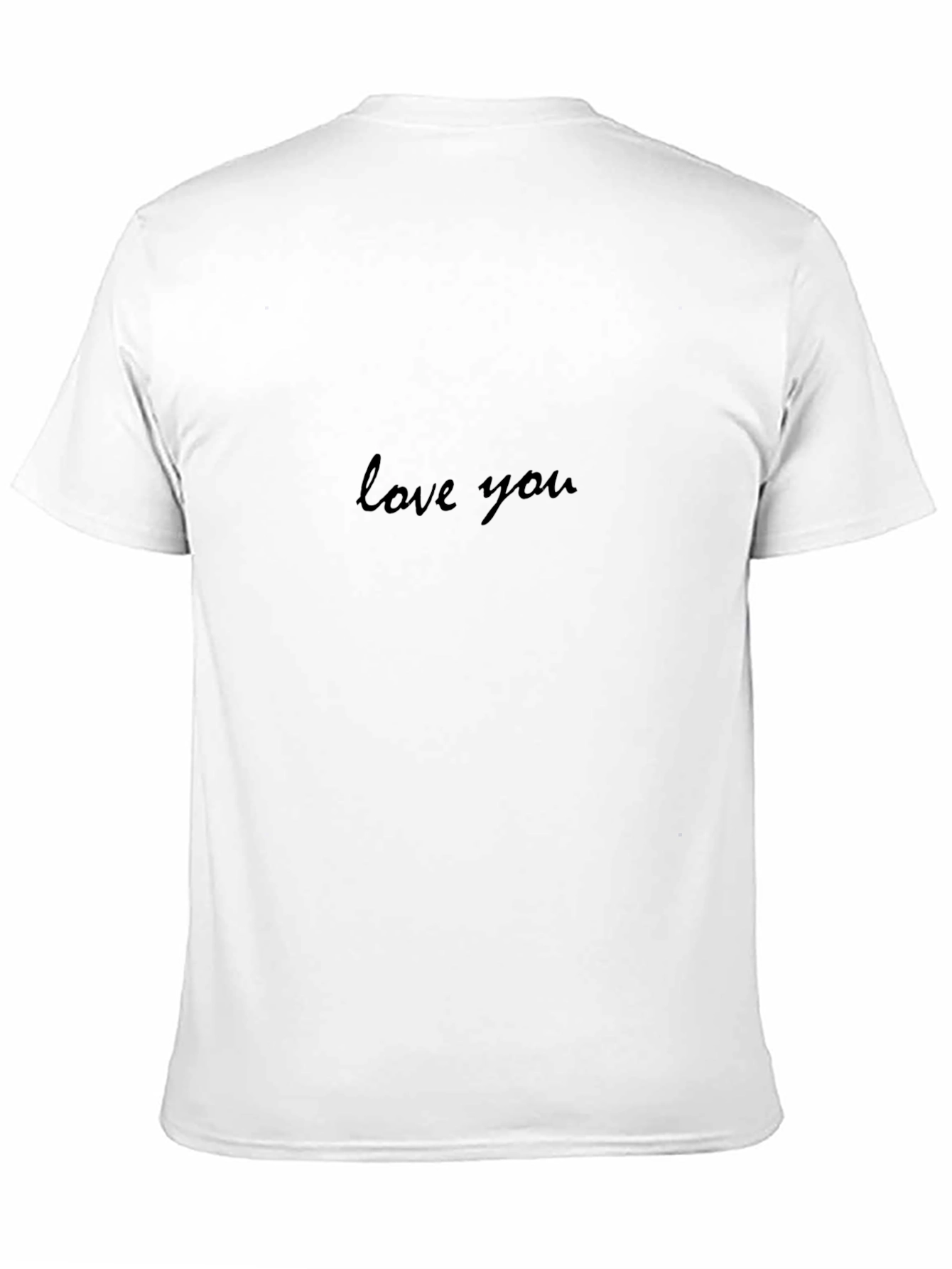Love You Black T-Shirt - Trendy Casual Tee
