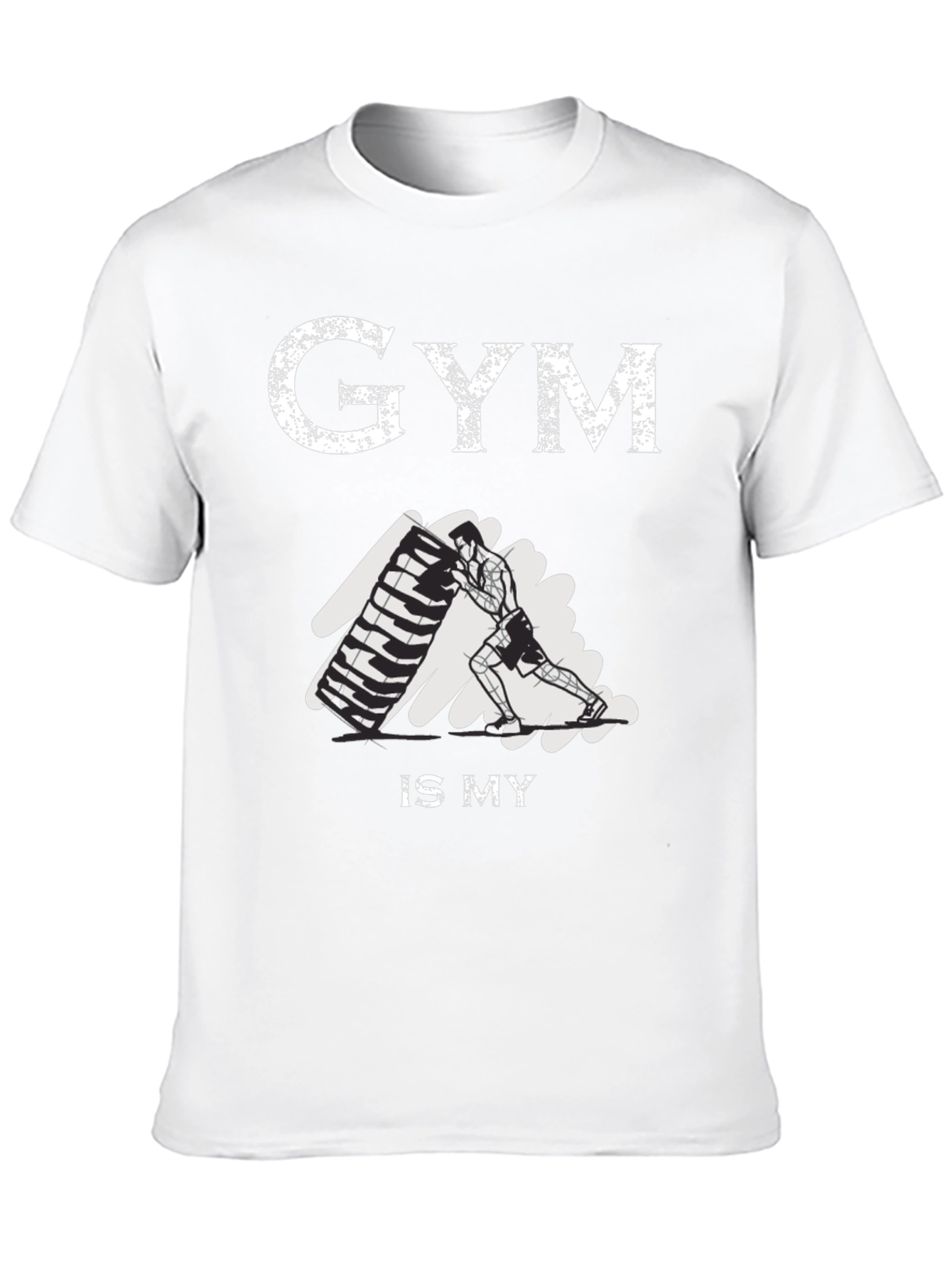 Gym Is My Life T-Shirt: Fitness Motivation Tee