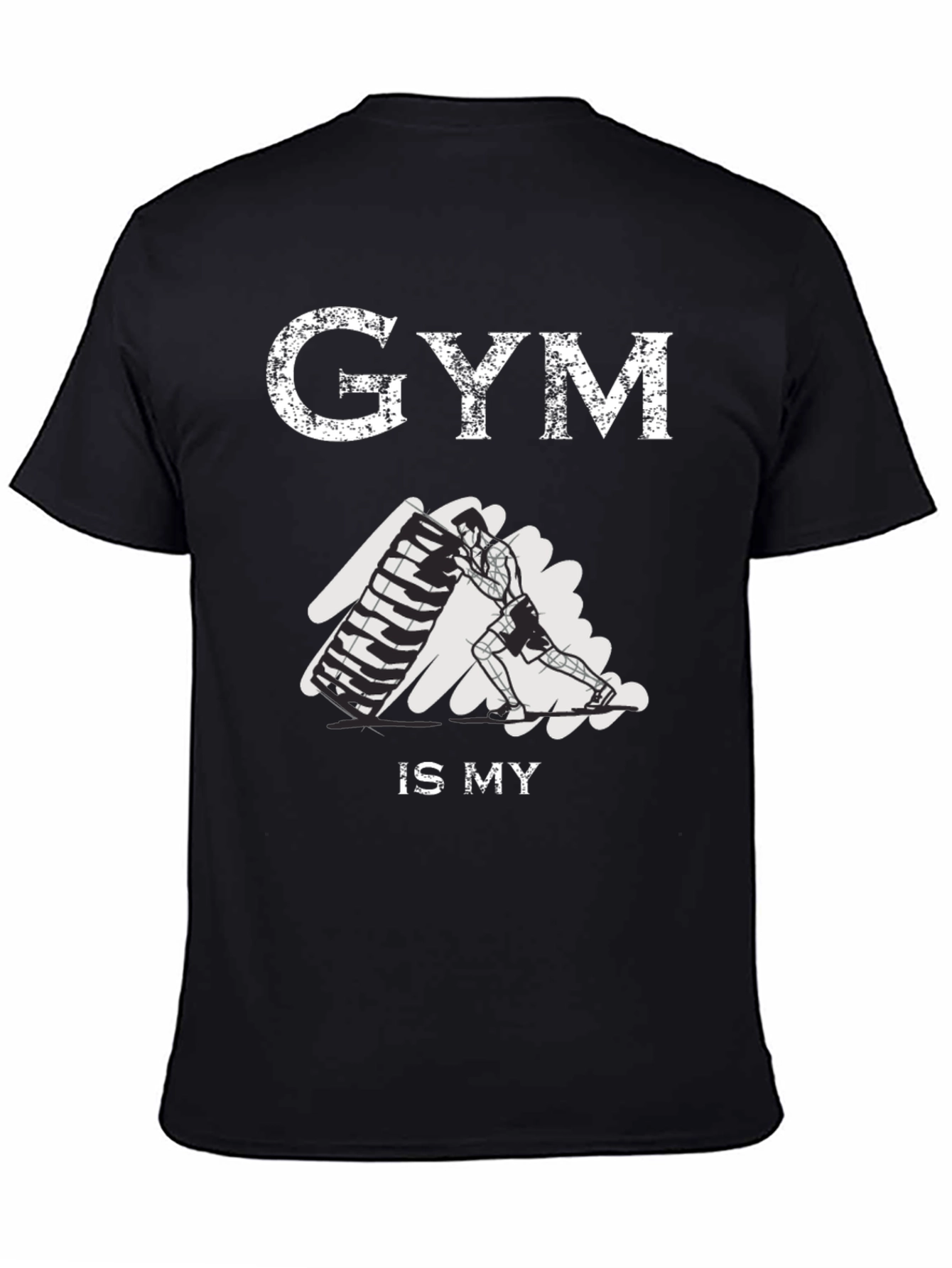 Gym Is My Life T-Shirt: Fitness Motivation Tee