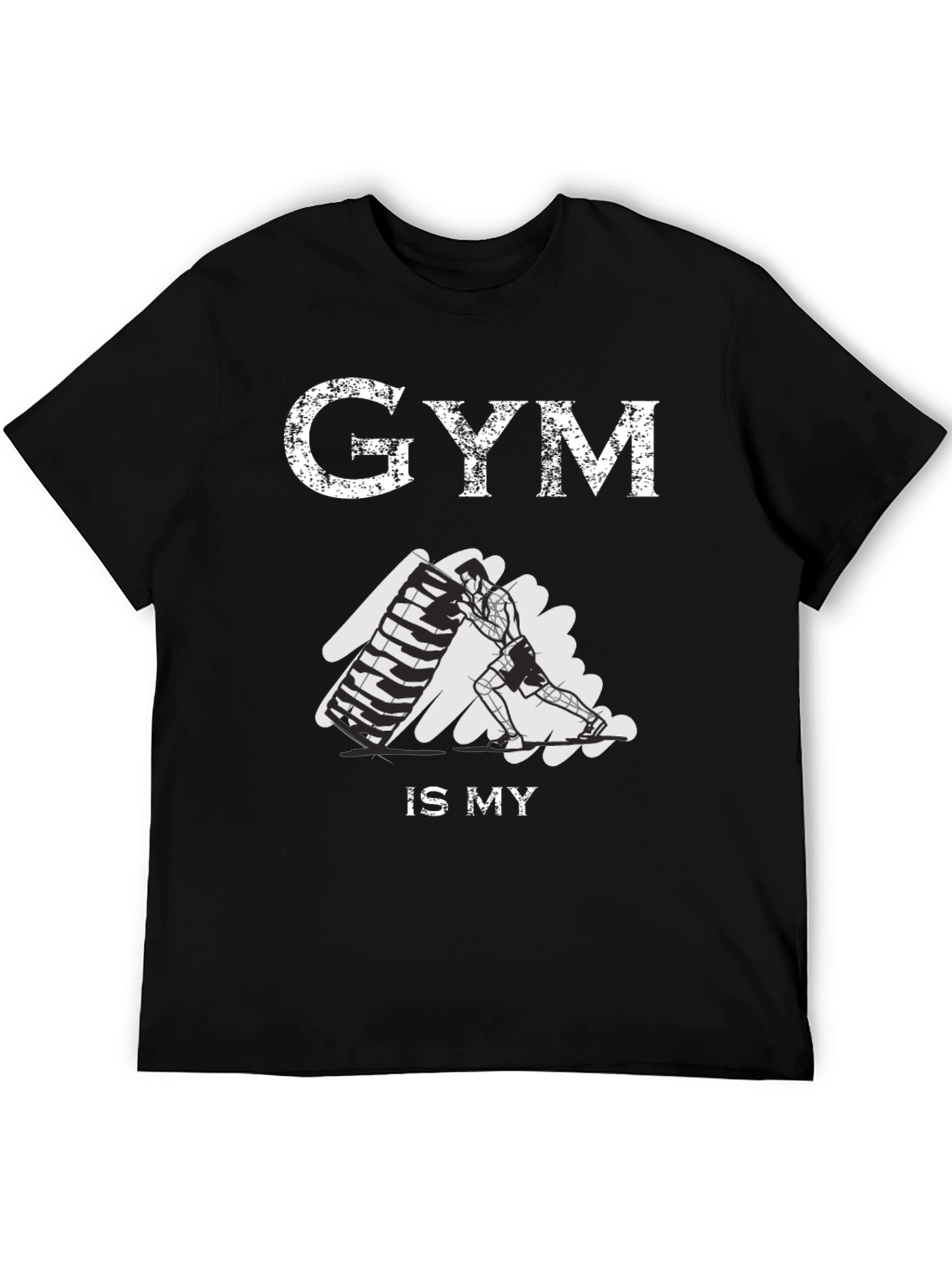 Gym Is My Life T-Shirt: Fitness Motivation Tee
