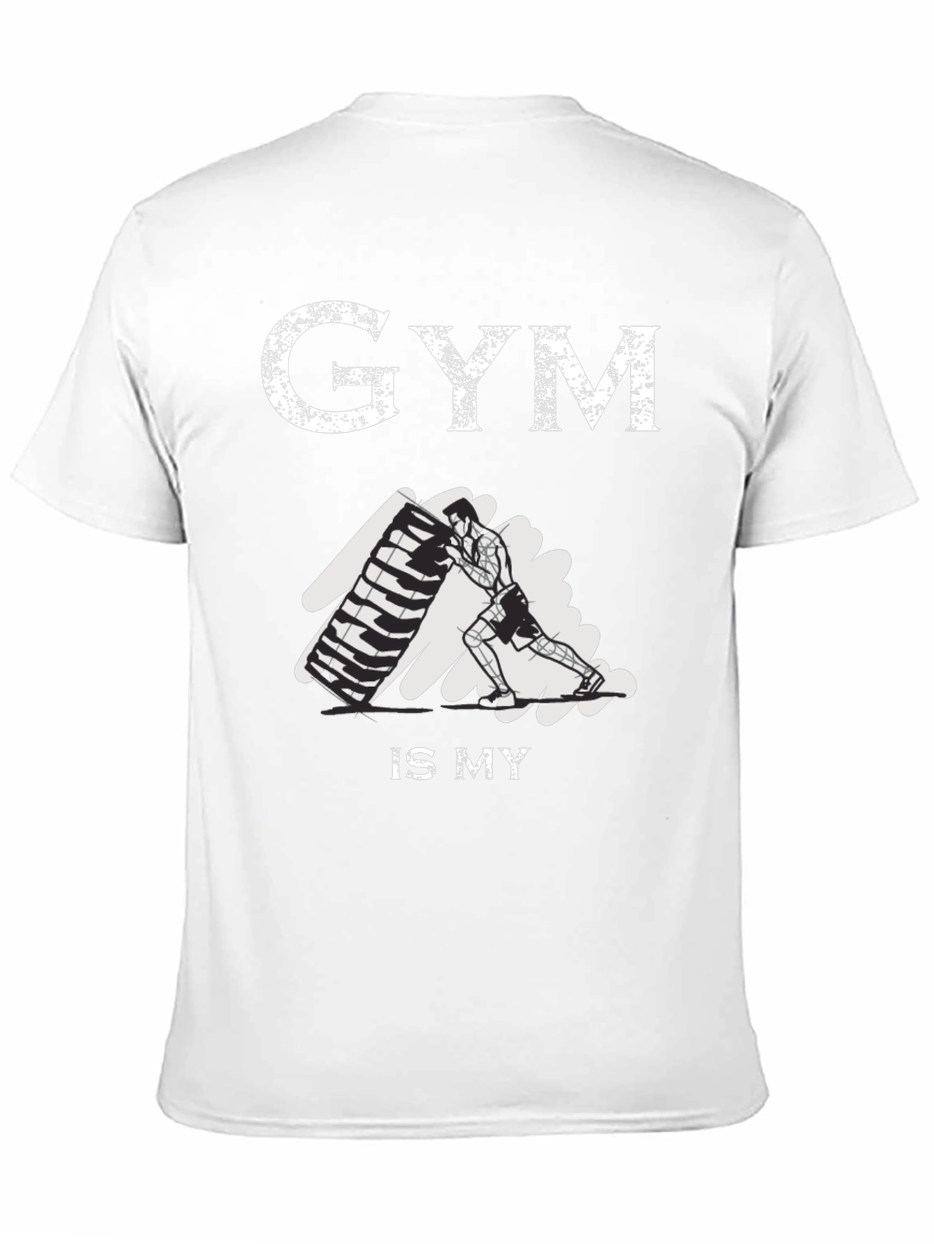 Gym Is My Life T-Shirt: Fitness Motivation Tee