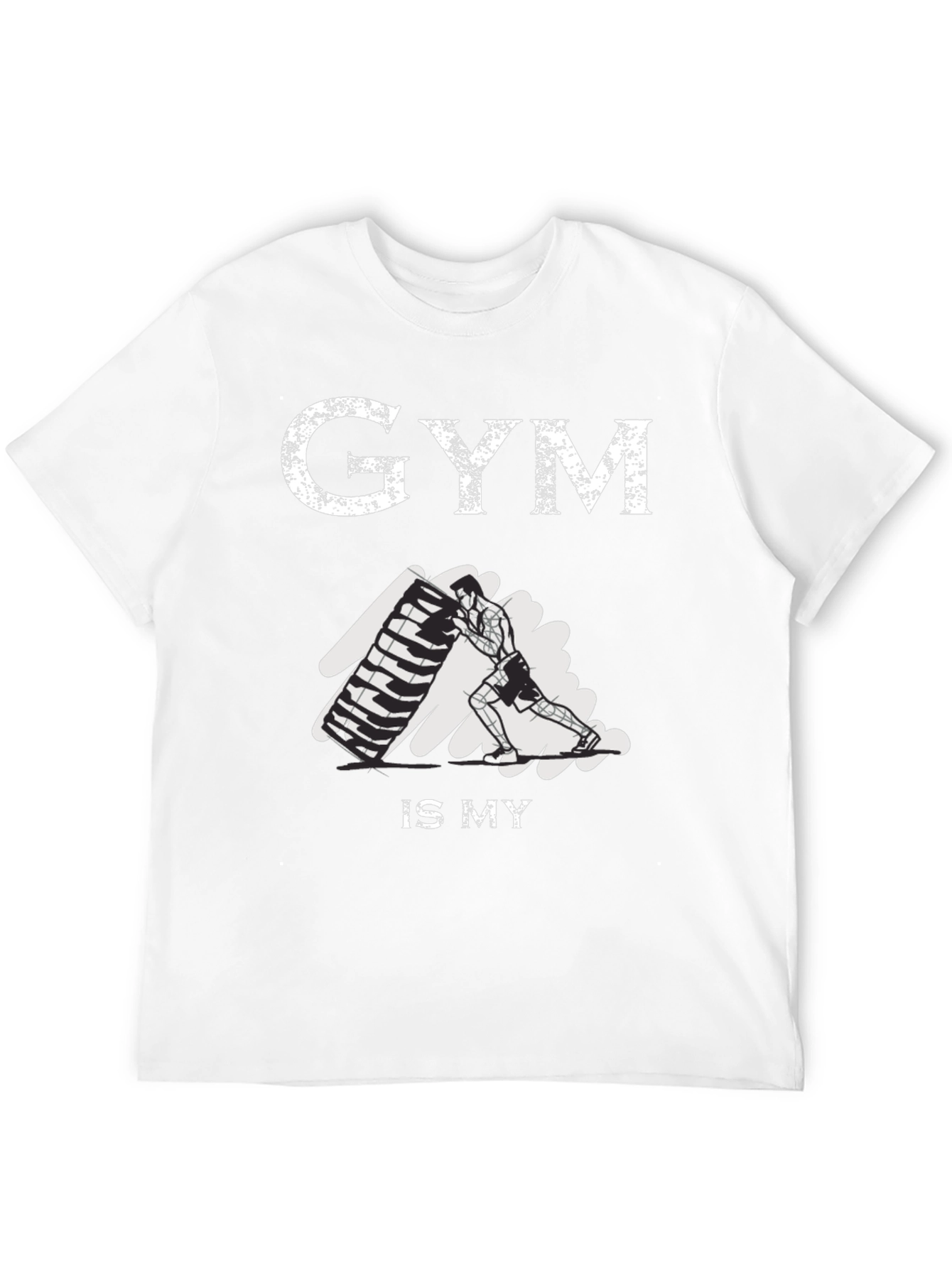 Gym Is My Life T-Shirt: Fitness Motivation Tee